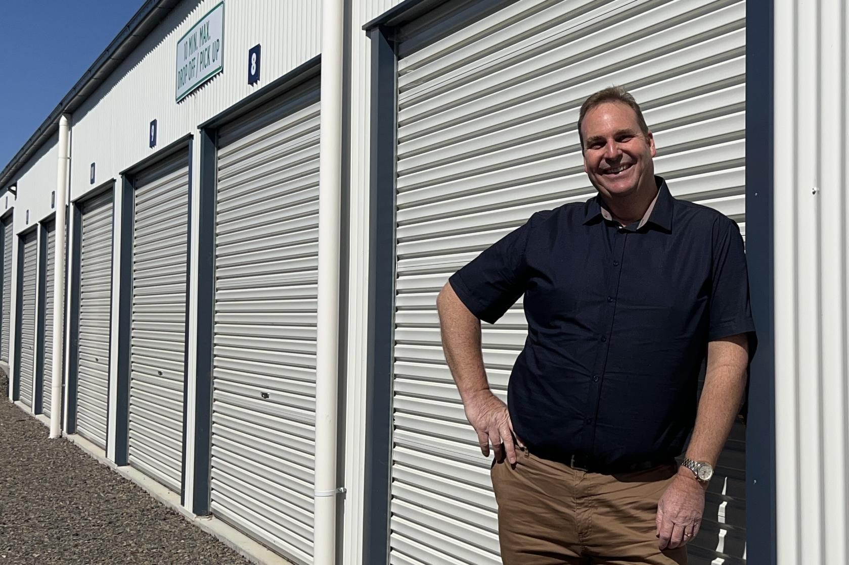 In 2024, Llewelyn Clark built several new self-storage units at his Stawell facility. Picture by John Hall