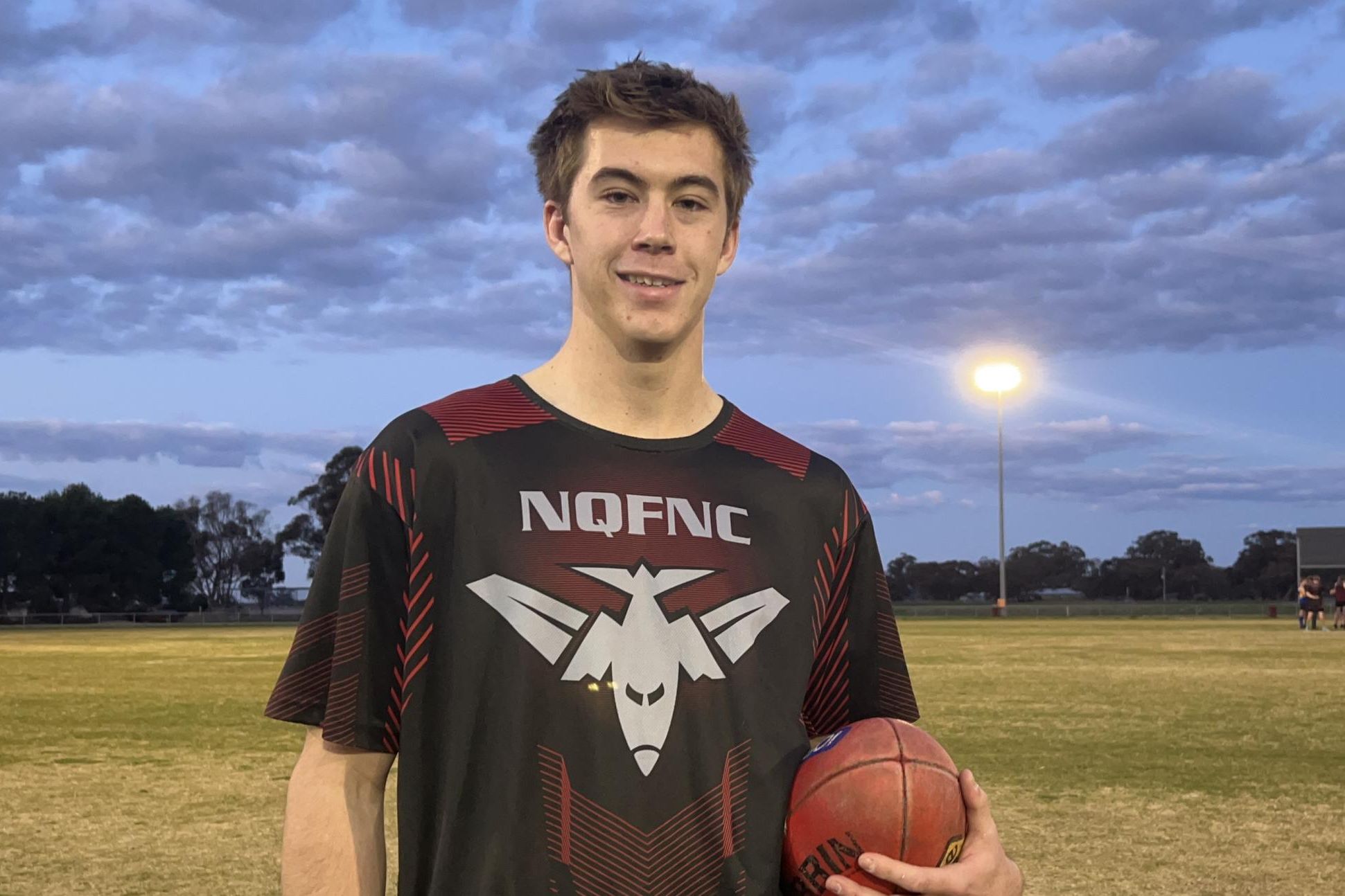 Noradjuha Quantong's Judah Hobbs is enjoying a strong season with the Bombers. Returning for the first time in four years, he's kicked 52 goals. Picture by John Hall