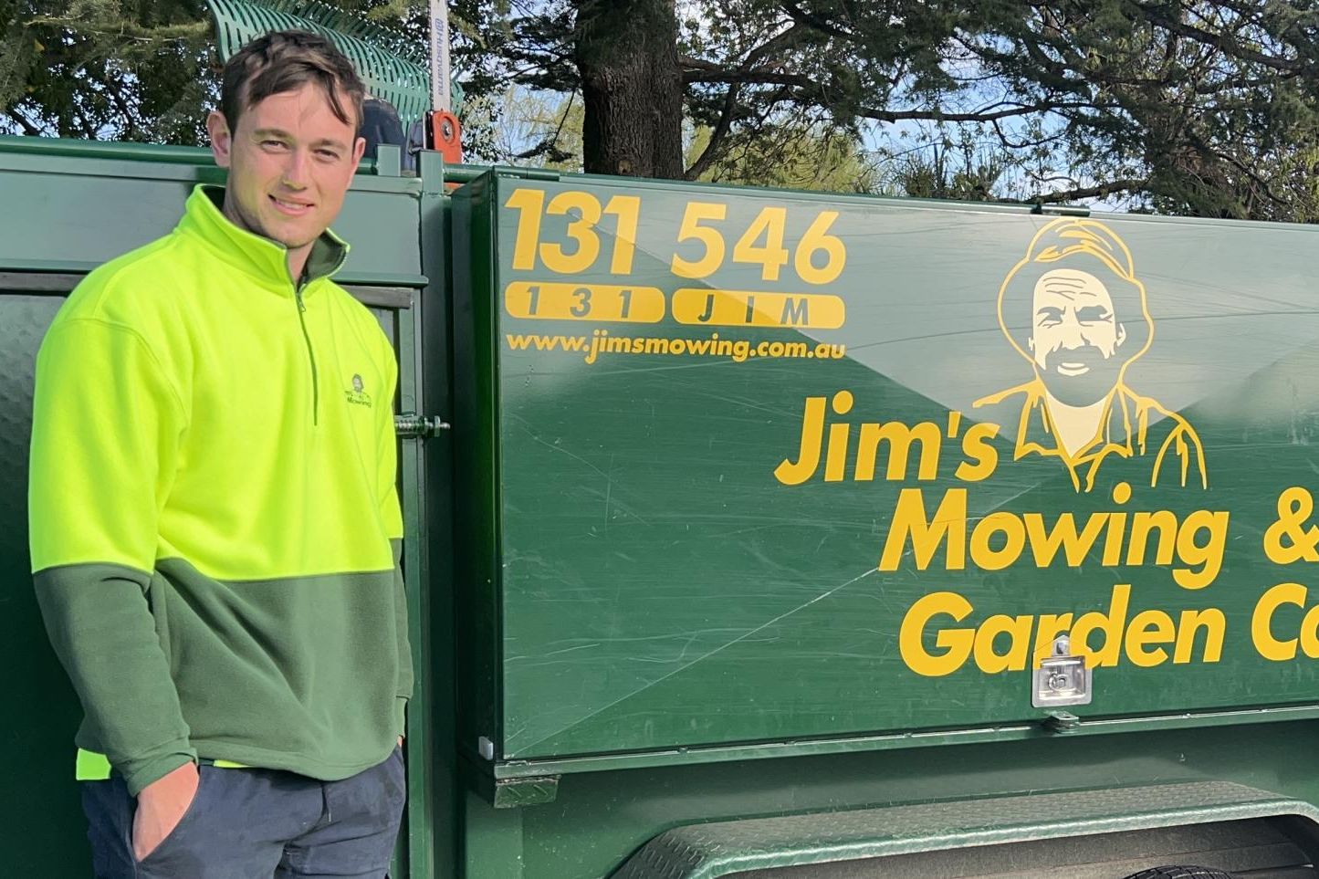 Aiden Graveson recently purchased Stawell's Jim's Mowing Franchise. Picture by John Hall
