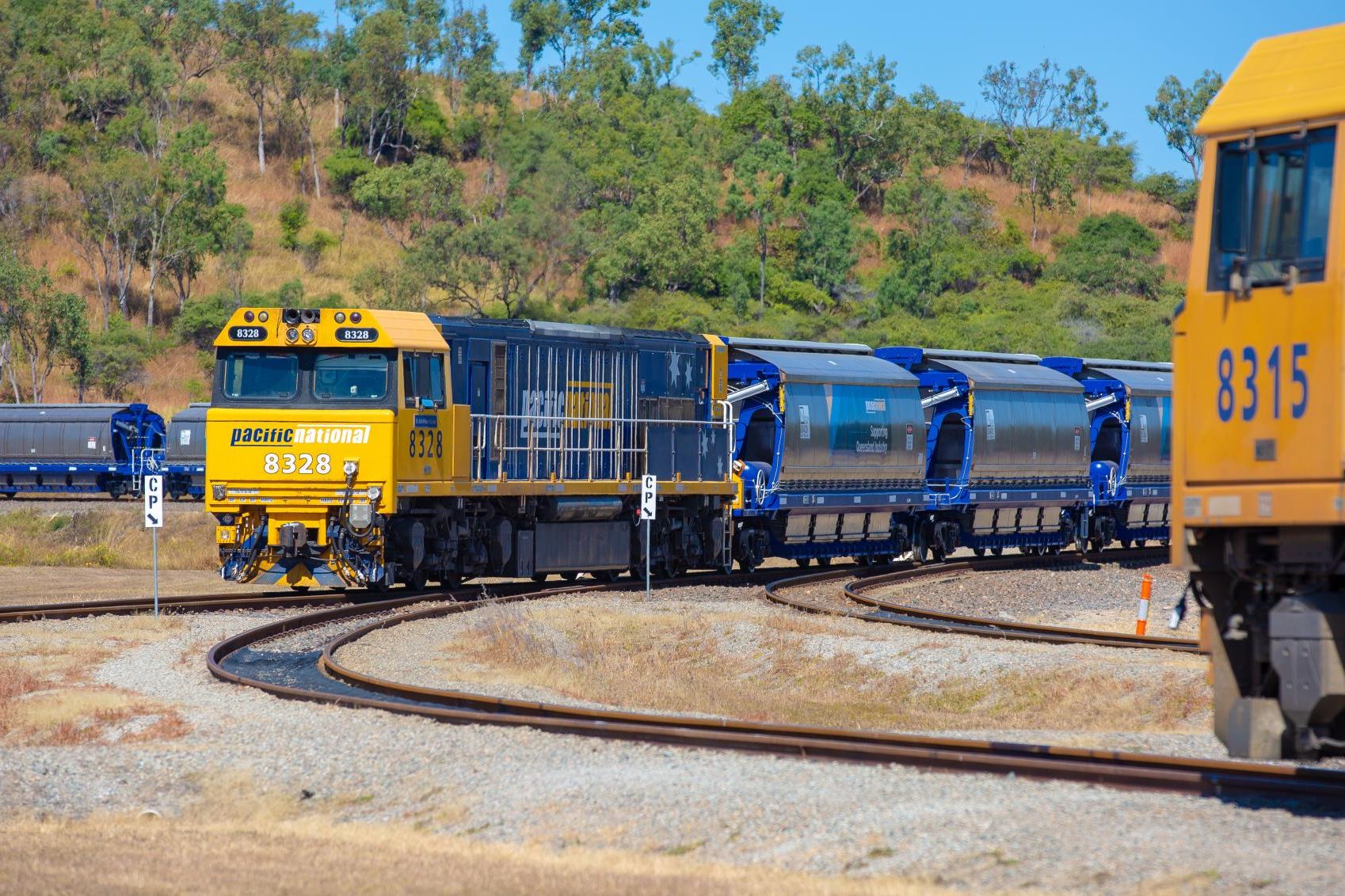 Pacific National has added an additional 10 wagons to some train sets, boosting the number from 40 to 50. Picture supplied by Pacific National