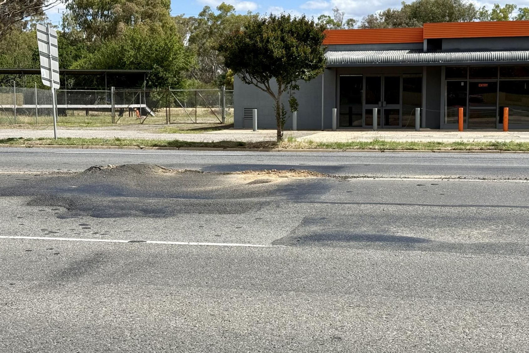 'Road works?' I hope it does. Picture by Ben Fraser