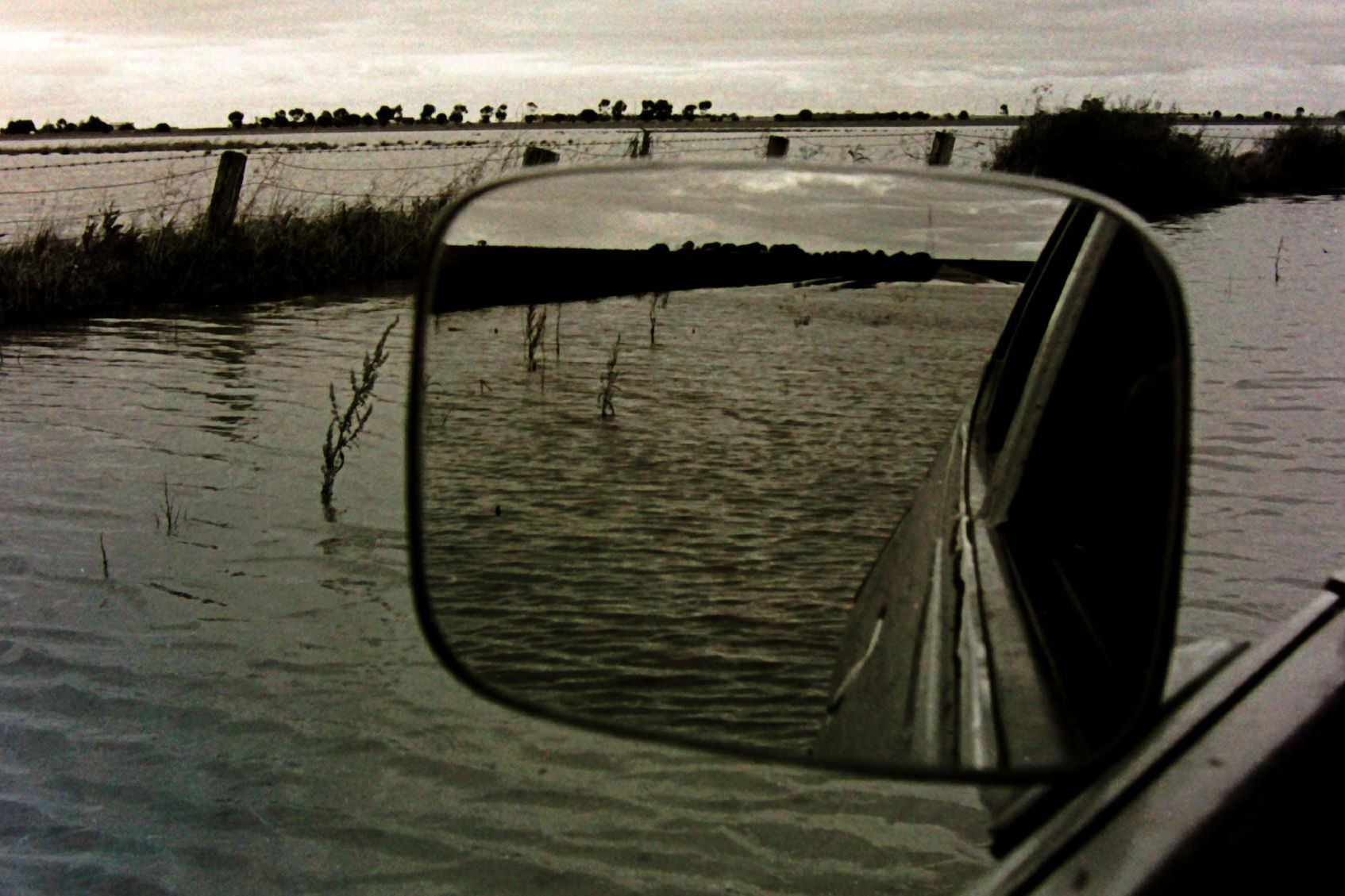 In 1974, high levels of rain left roads underwater and cut communities in half. File picture