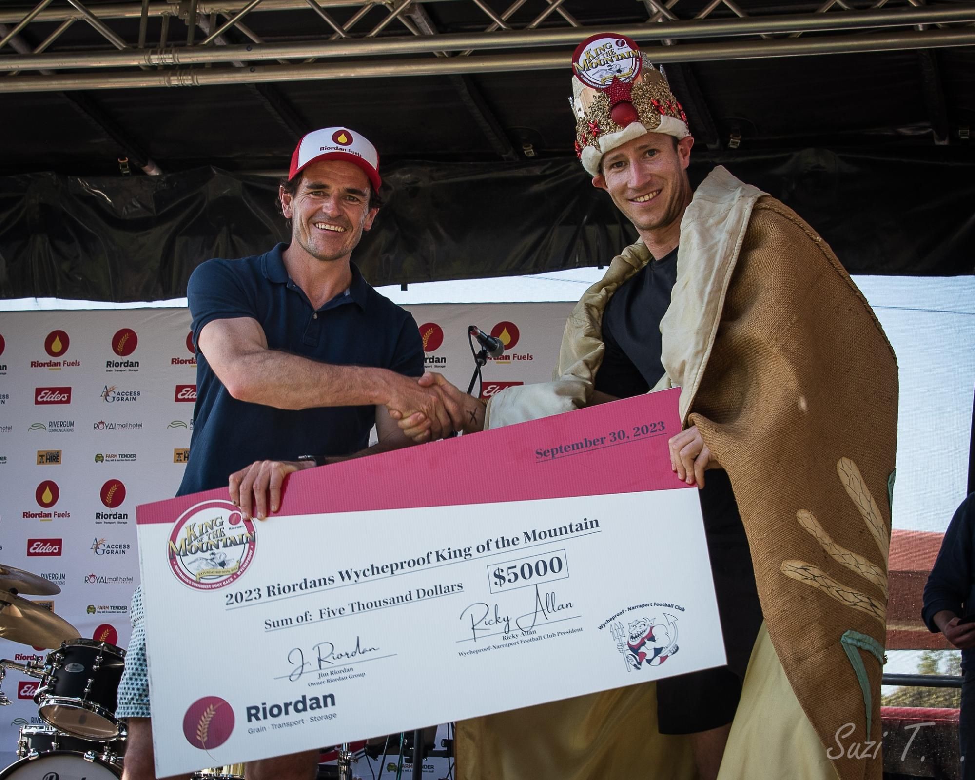 In 2023, Stawell Police's Senior Constable Tom Rodgers was crowned the new King of the Mountain. Picture supplied