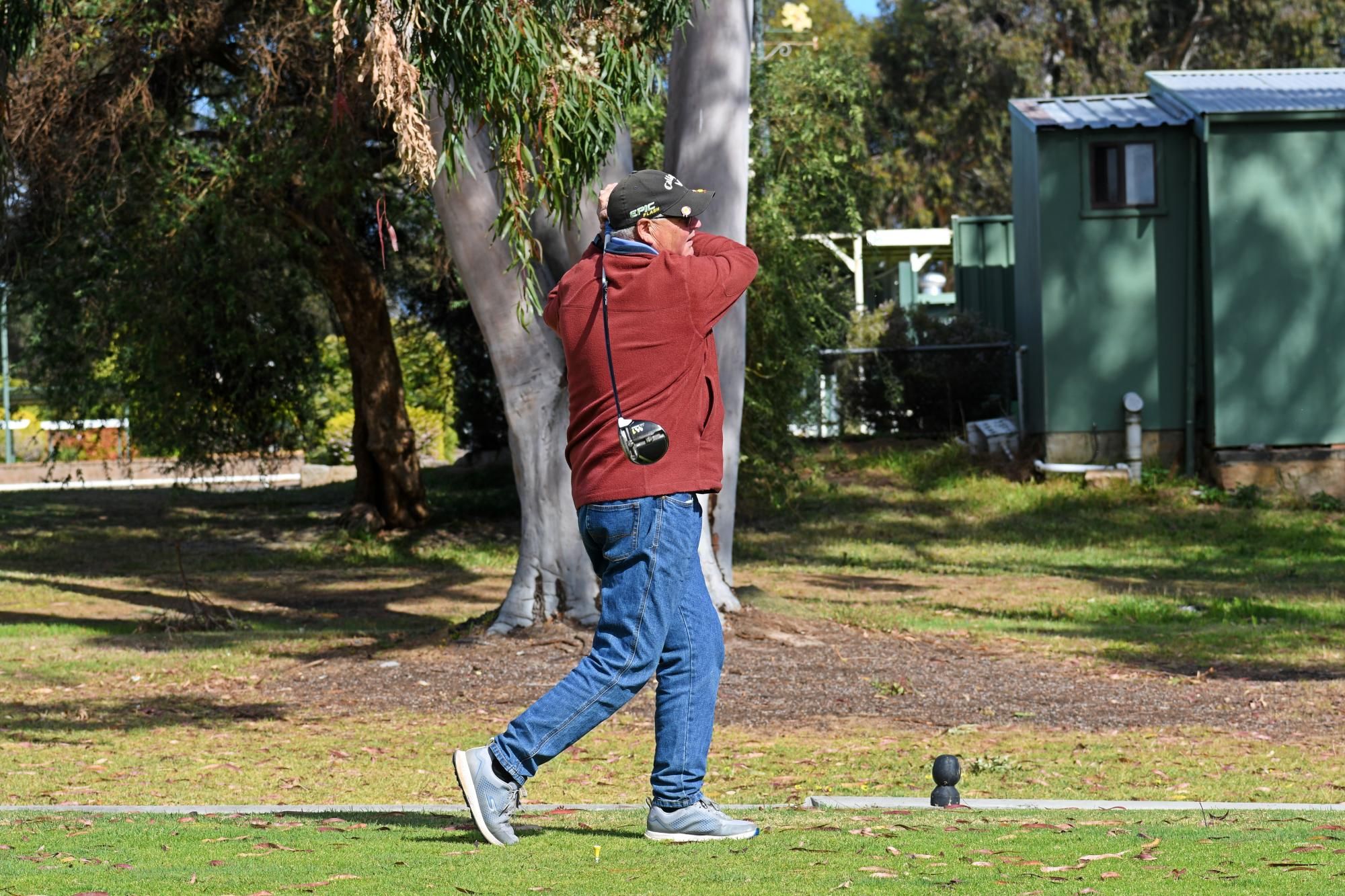 Stawell Golf Club's R&B group enjoy the camaraderie and unique challenges golf can create on a weekly basis. Picture by Ben Fraser