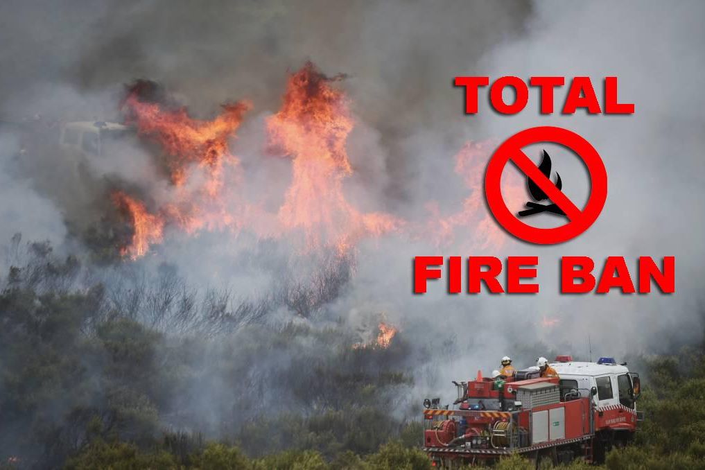 A Total Fire Ban has been declared for the Wimmera and Mallee fire districts. File picture