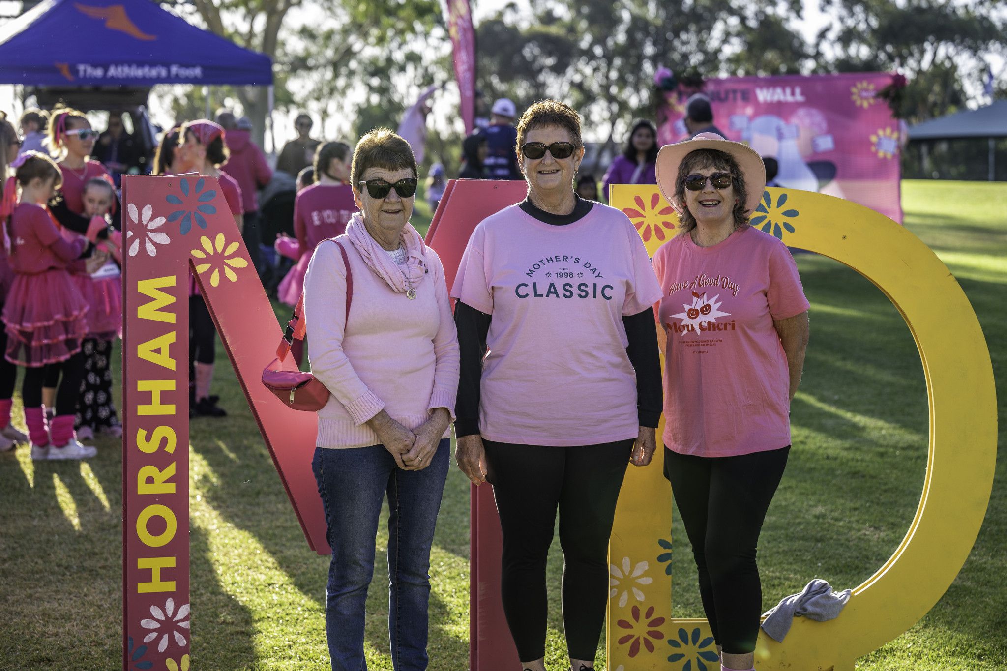 Jackie Summerhayes, Glenda Smith and Terrie French attended the event along with hundreds of other participants across the Wimmera.
