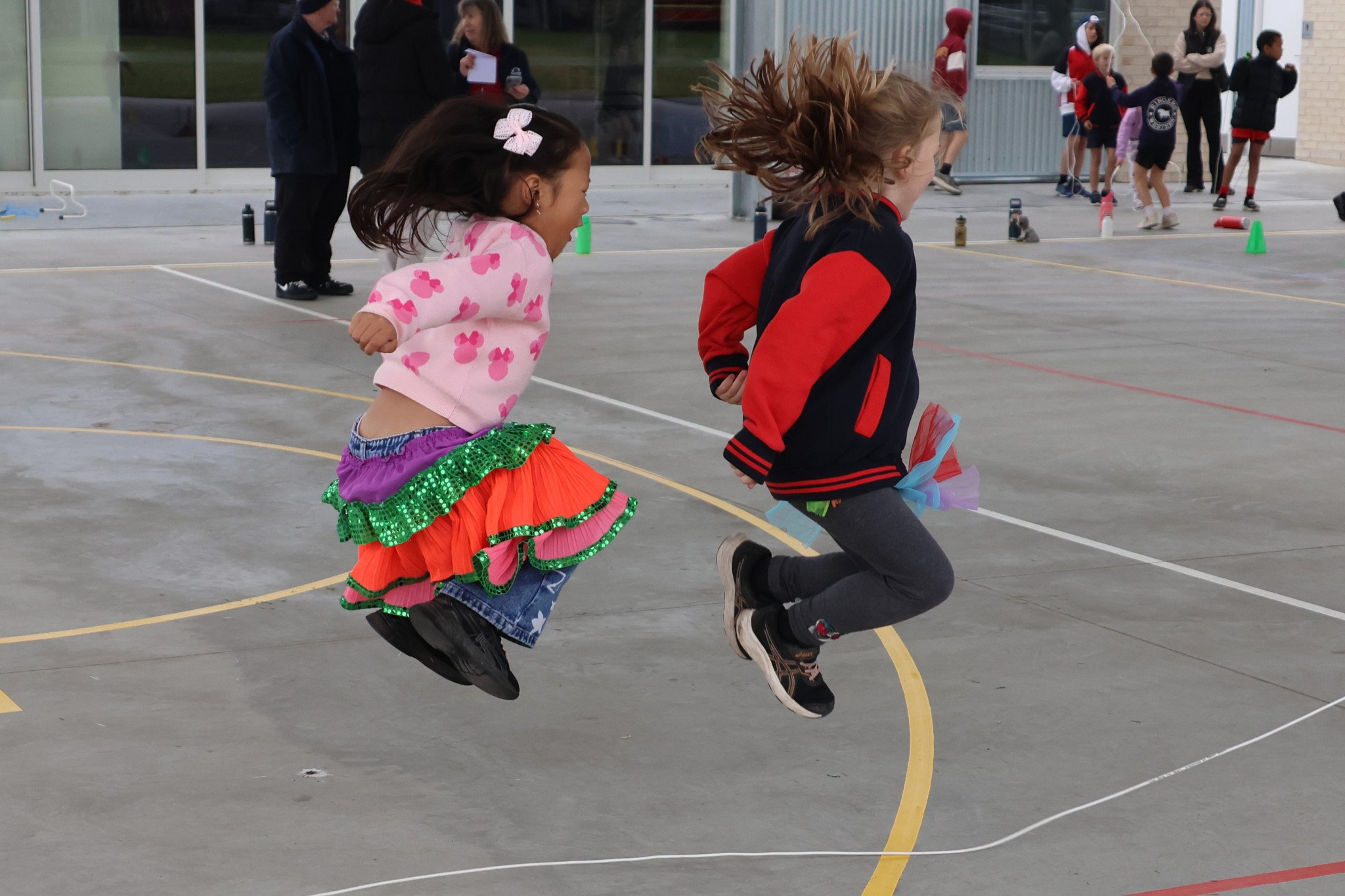 liodhna and Nylah enjoyed skipping alongside their schoolmates while promoting physical fitness, heart health and the importance of staying active. The fun-filled activity provided a lively conclusion to the school term before students headed off for their winter holidays.