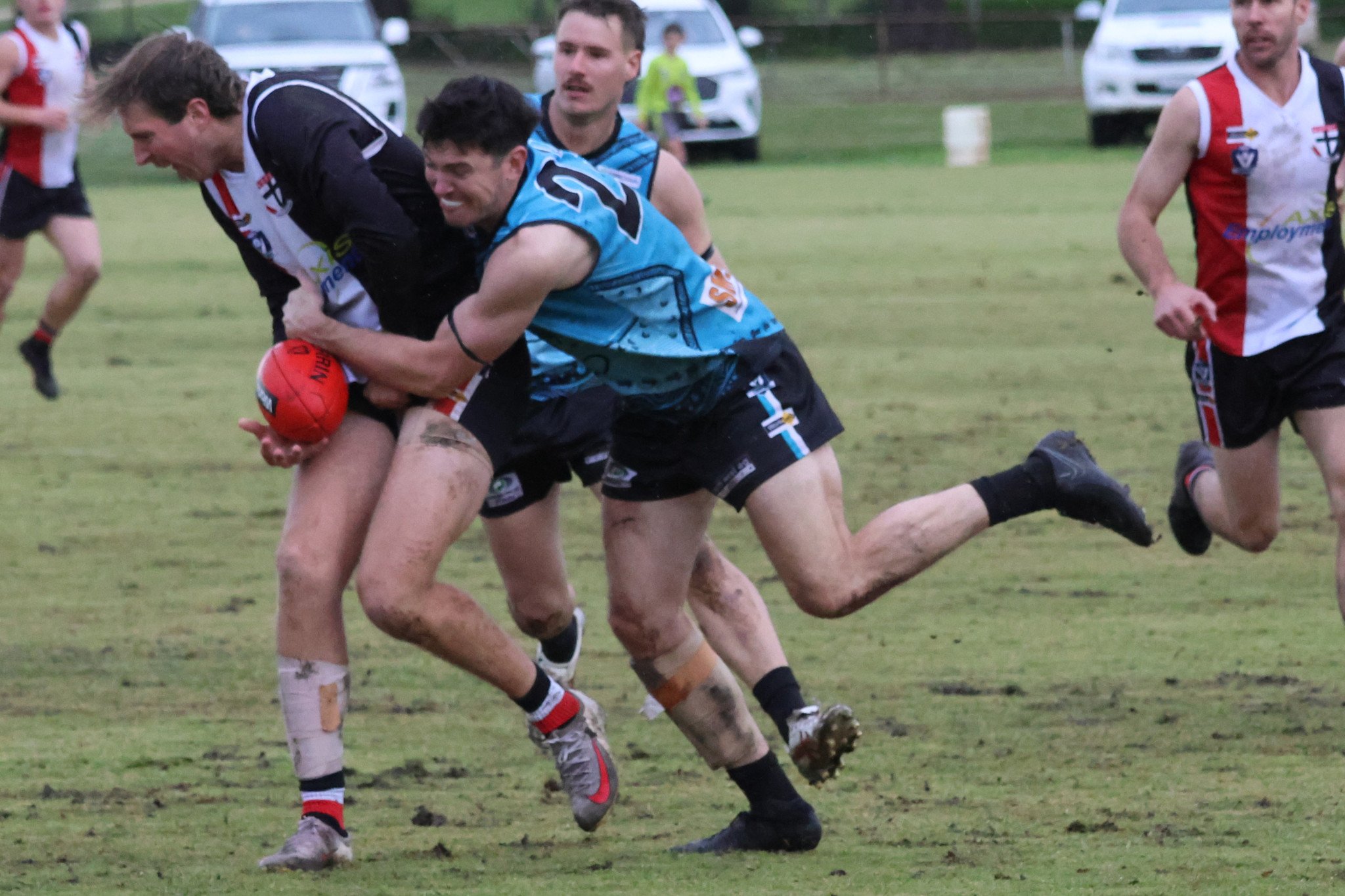 Cody Bryan was tackled by Kieran Delahunty.
