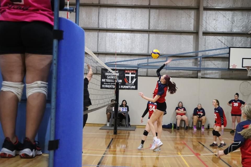 Paige Hemley was consistent in her team&rsquo;s win over Tsunami in round 2 of Volleyball Horsham&rsquo;s women&rsquo;s A-grade competition. PHOTO: SUPPLIED