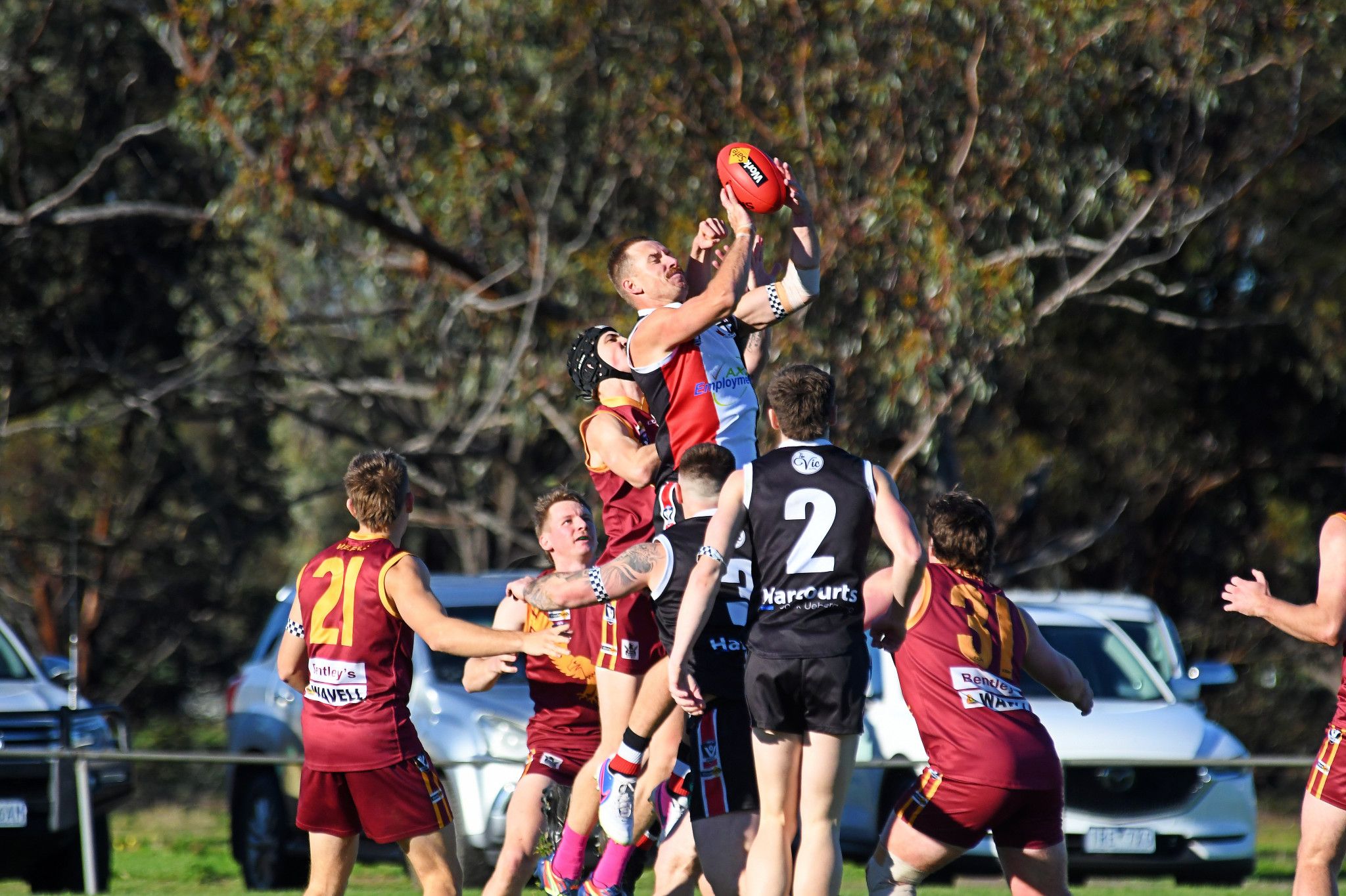 Rory Taggert and Horsham Saints enter the run home full of confidence after reversing their earlier loss to Southern Mallee with a dominant win.