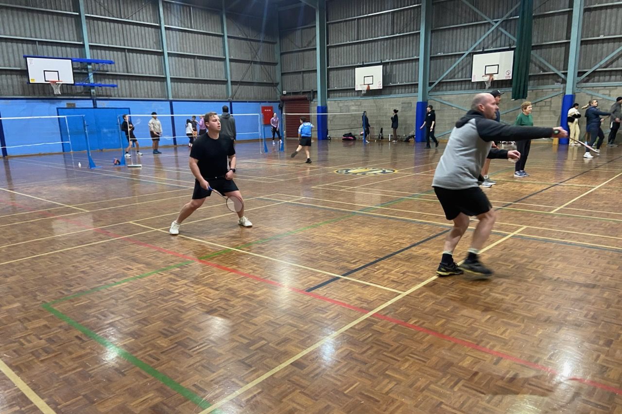 Josh Dunn and Paul Robertson in action for Gryffindor.