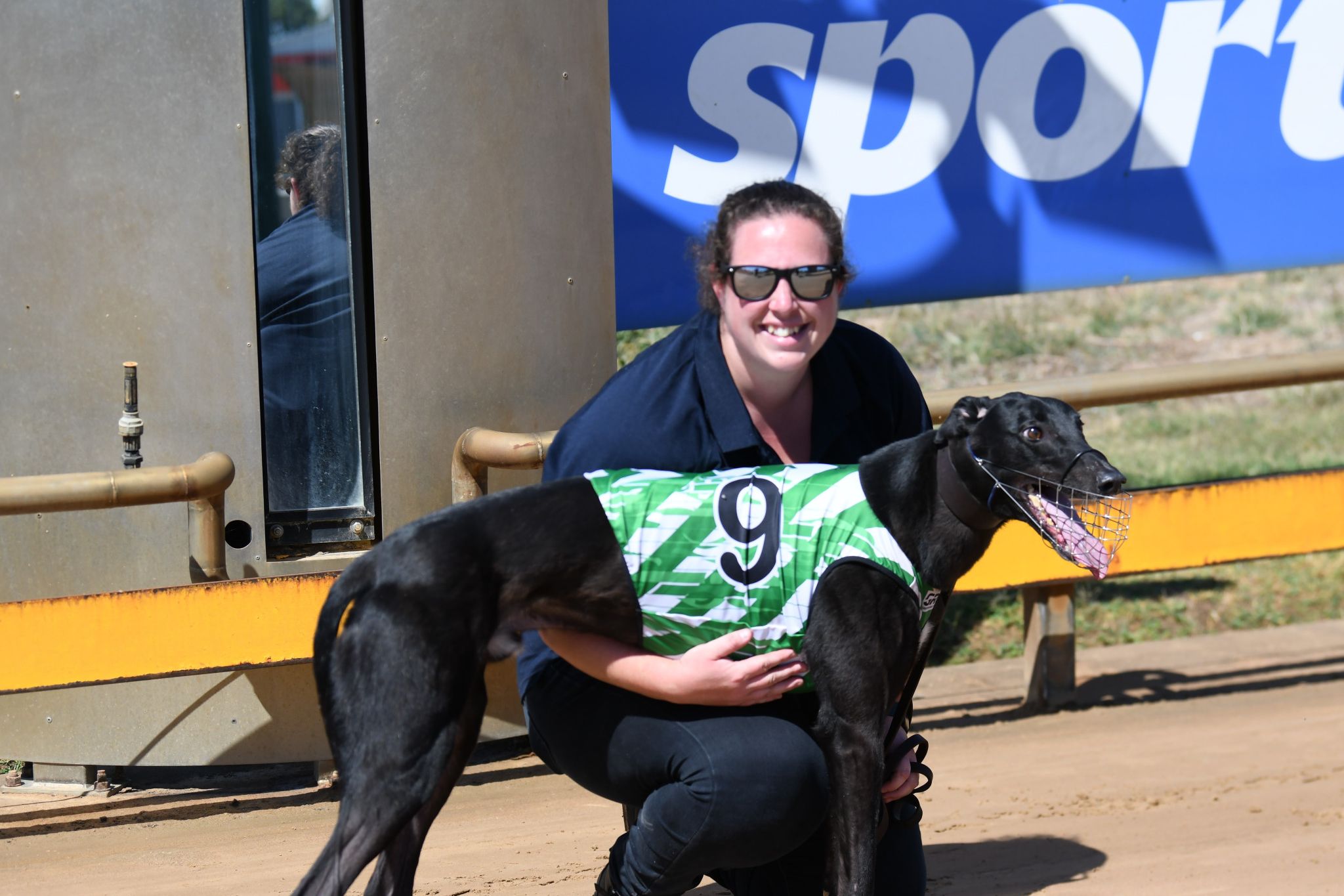 Caitlin Hartigan with Talkin' Bluey.