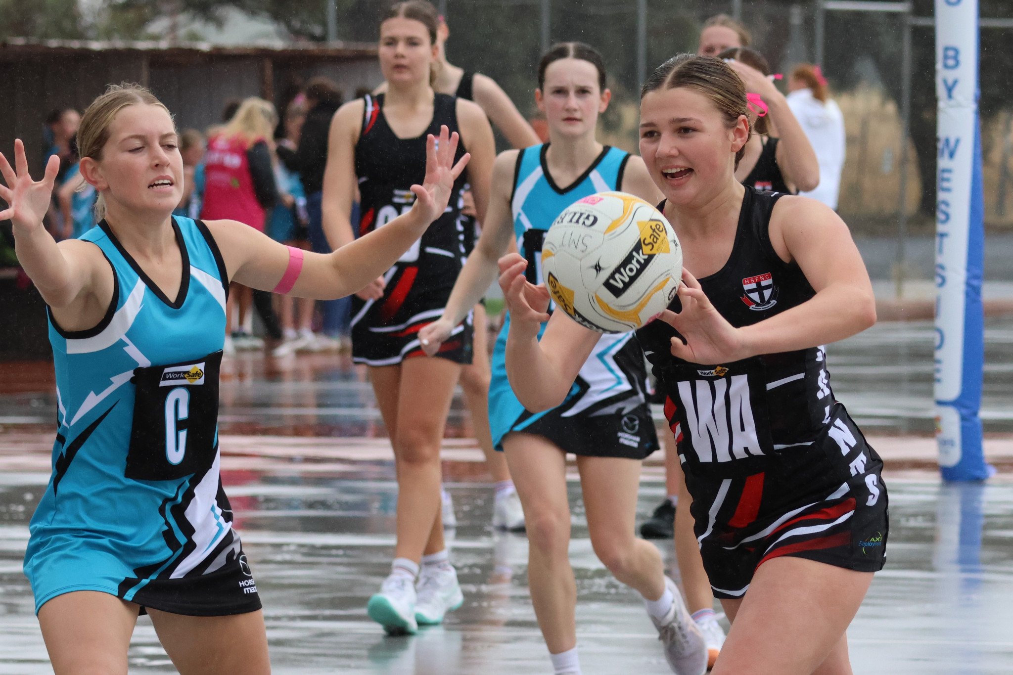 Cara Tippet (Horsham Saints) is one of the junior netballers selected to trial for Netball Victoria Talent Academy.
