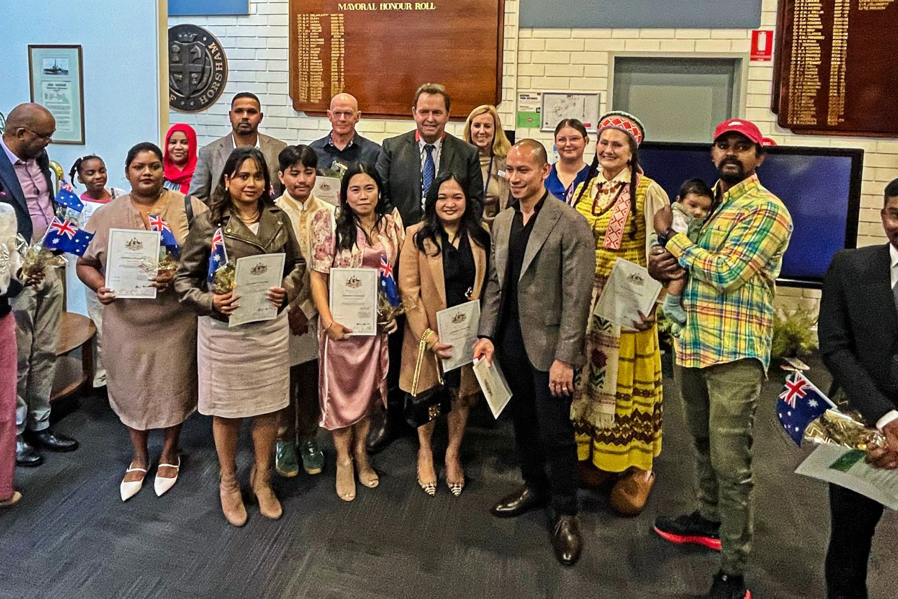 Friends, family and council representatives gathered as Horsham&rsquo;s newest citizens pledged their loyalty to Australia and celebrated a major milestone.