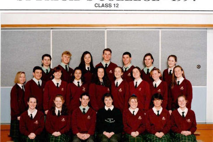 The St Brigid's College Year 12 graduating class of 1994.