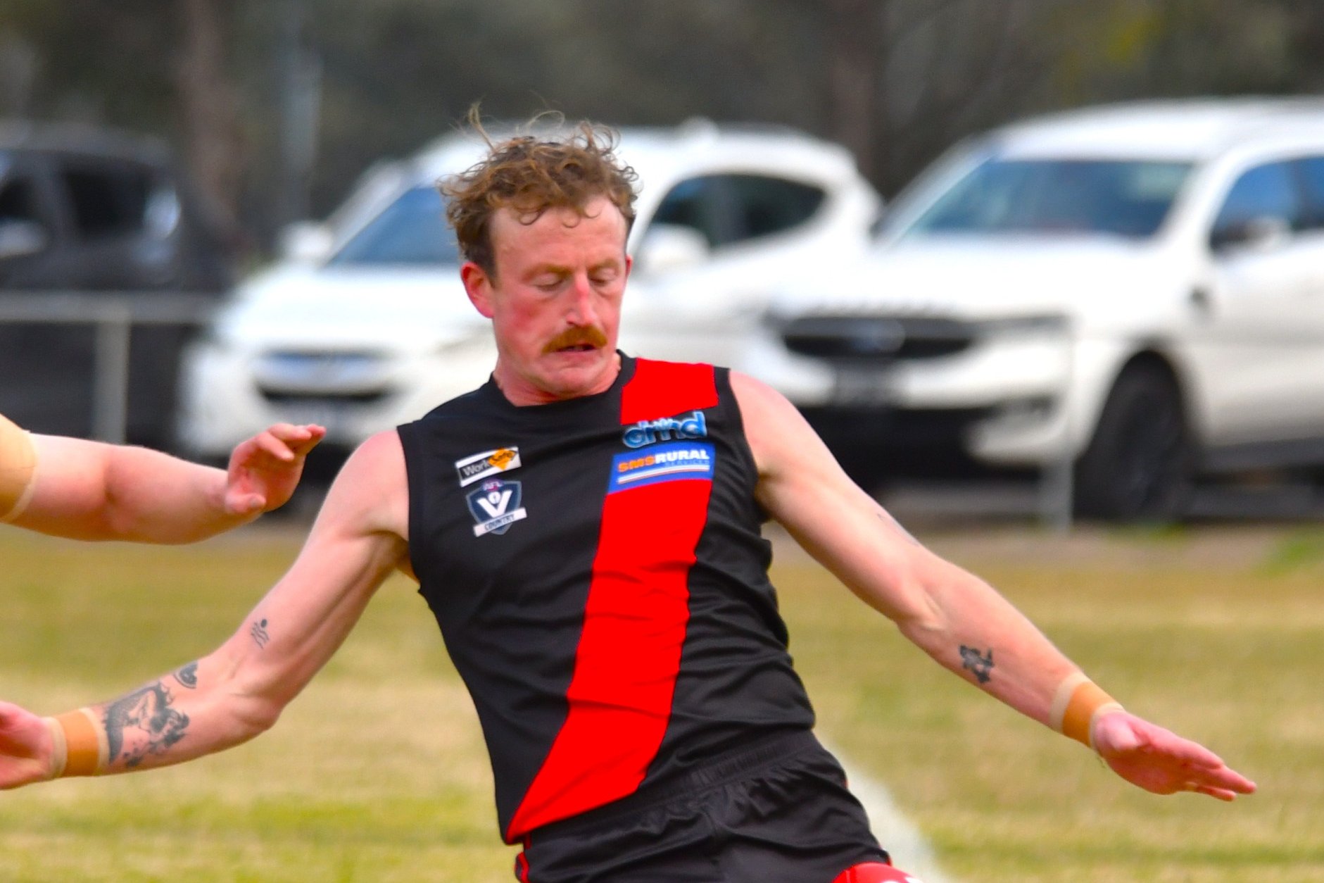 Declan Phyland was one of the Bombers' best as Noradjuha Quantong had a nailbiting 59-57 over reigning premiers Harrow Balmoral in round two.