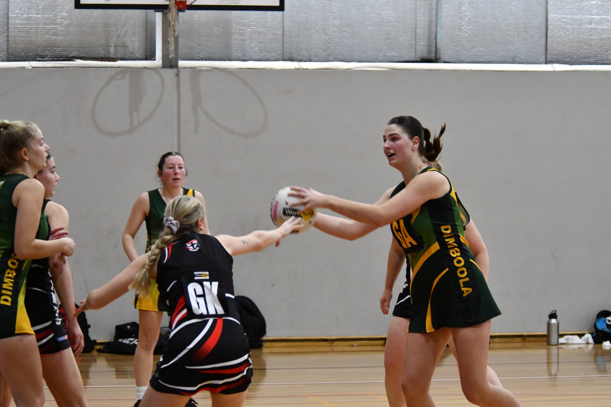Dimboola's Olivia Beugelaar has been one of their best players this season. PHOTO: TONY TOMLINS