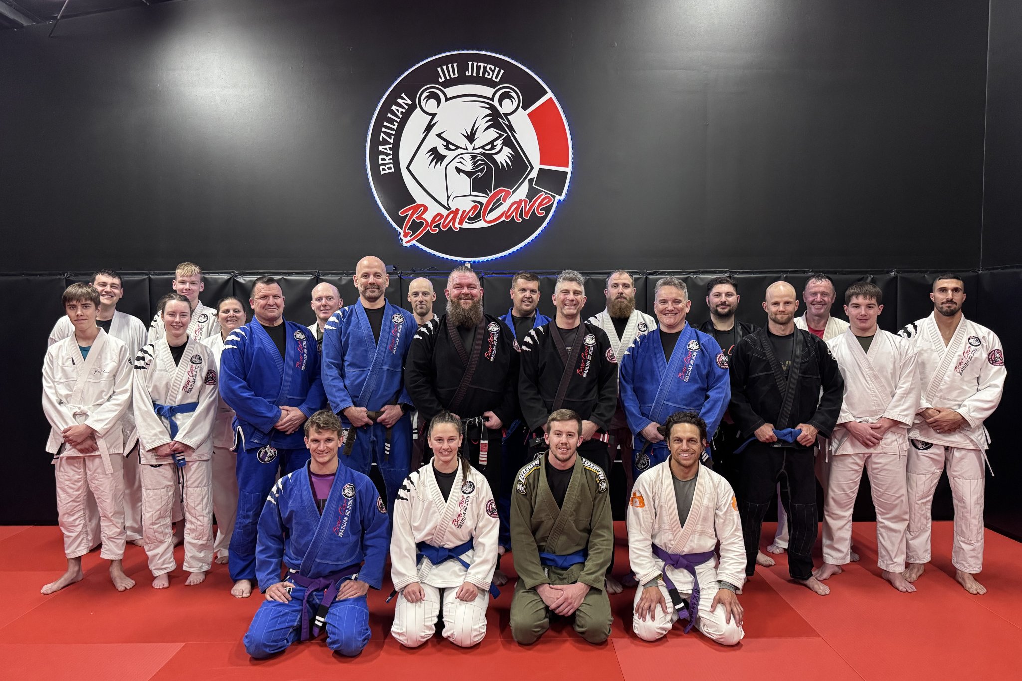 Horsham Brazilian Jiu Jitsu held its annual adult grading and seminar event, with two members progressing to blue belts.