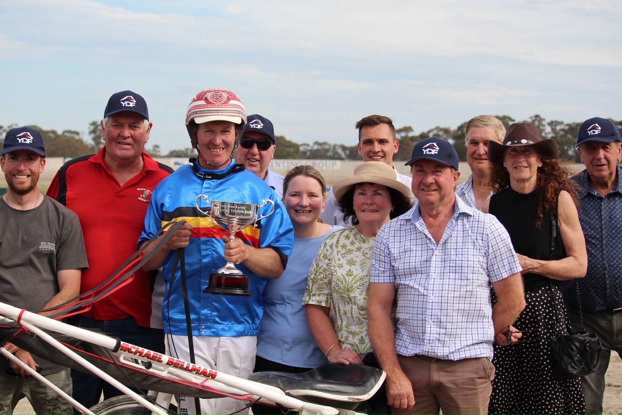 Horsham's Michael Bellman&rsquo;s got every reason to celebrate after a lifetime-dream win in the Victoria Trotters&rsquo; Derby