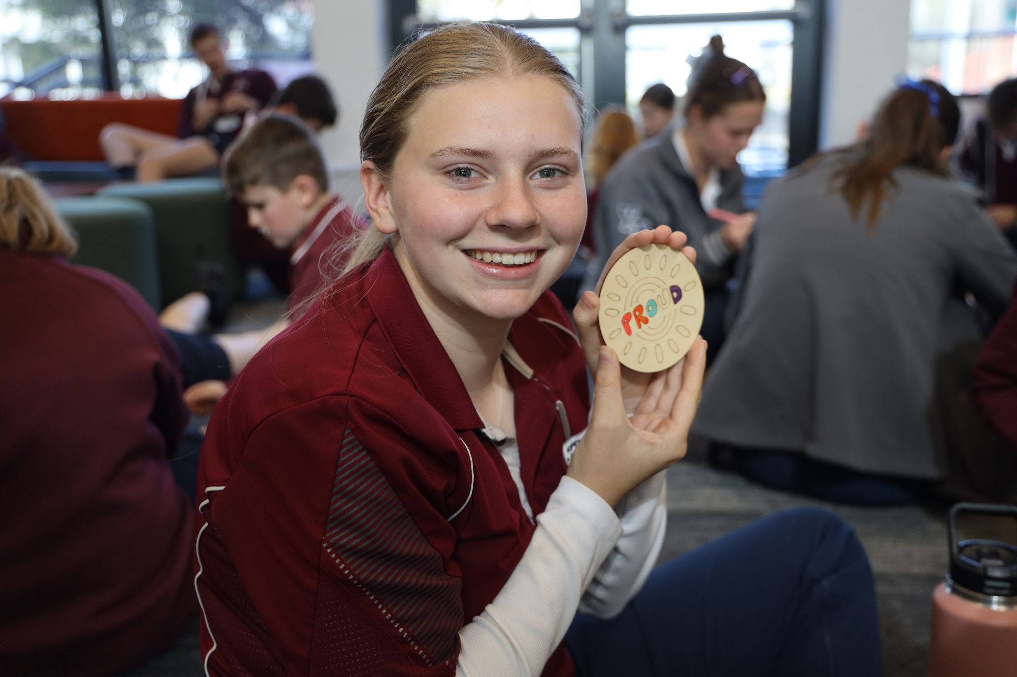 College students participated in the indigenous-themed colouring in competition.