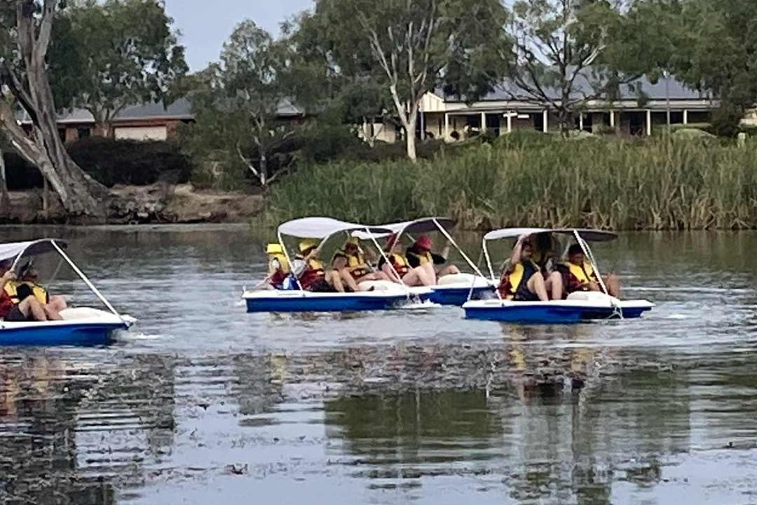 Pedal boats, kayaks, stand-up paddleboards and many more are available to hire at The Boat House. The owner is expecting more local families, school groups, visitors and day-trippers enjoying the beauty of the Wimmera River.