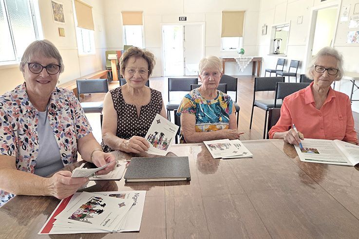 Fay Afford, Norelle Huf, Fay Mill and Lois Poulton.