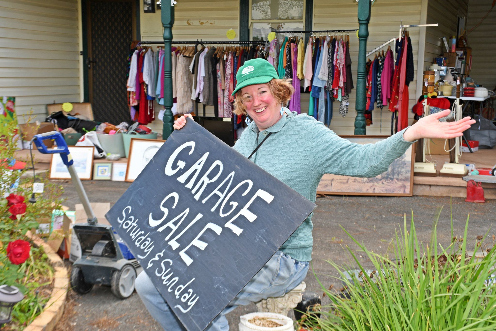 Bargains, boats and basketball: Dimboola came alive over the weekend with garage sales, markets, rowing and sport filling the town. Locals, like Willy Schaap, welcomed vistors from across the state to the town for a weekend to remember.
