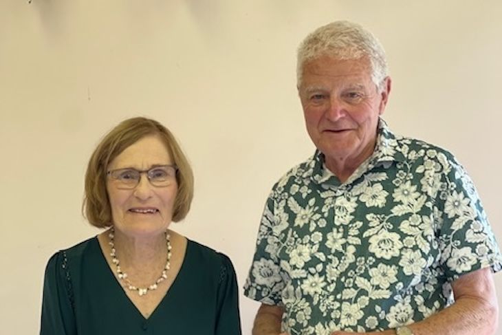 Frances and Leo Casey at the birthday celebrations.