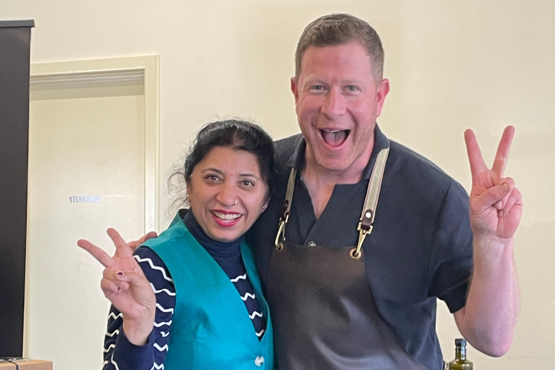 Madhu and Tim.