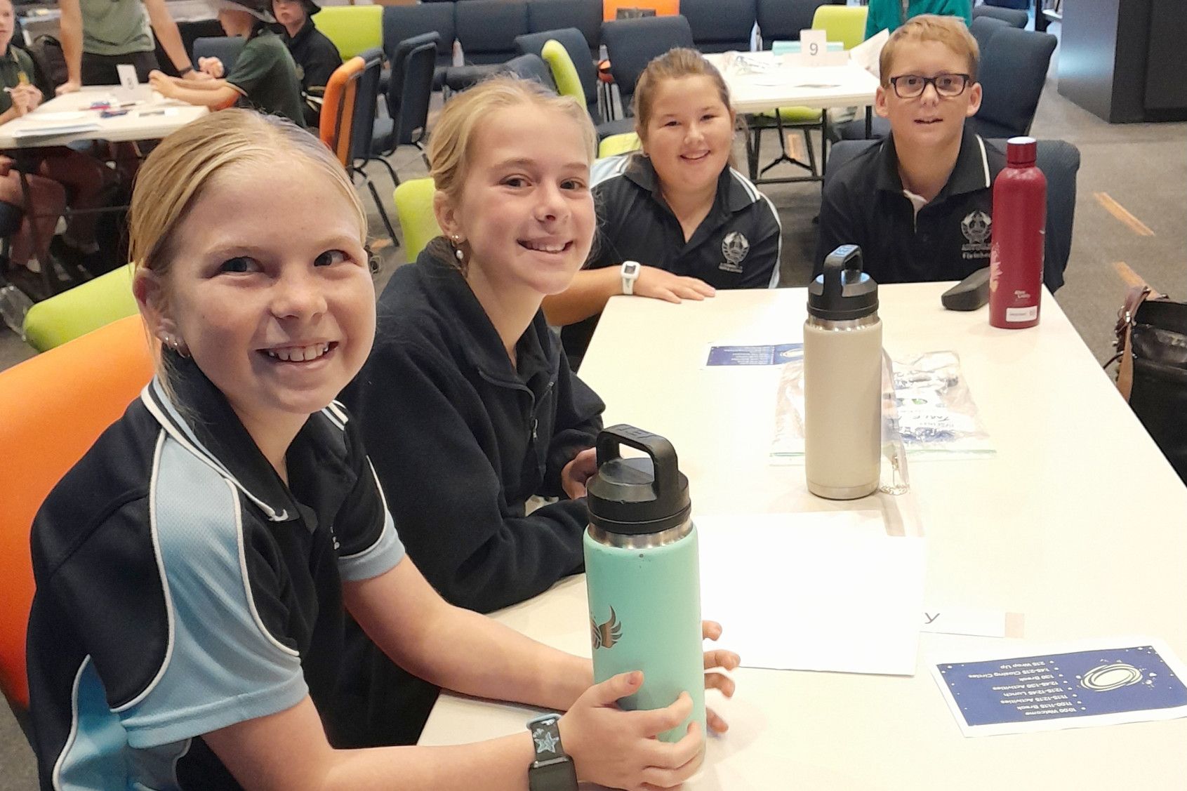 St Joseph Primary School crew at the forum.