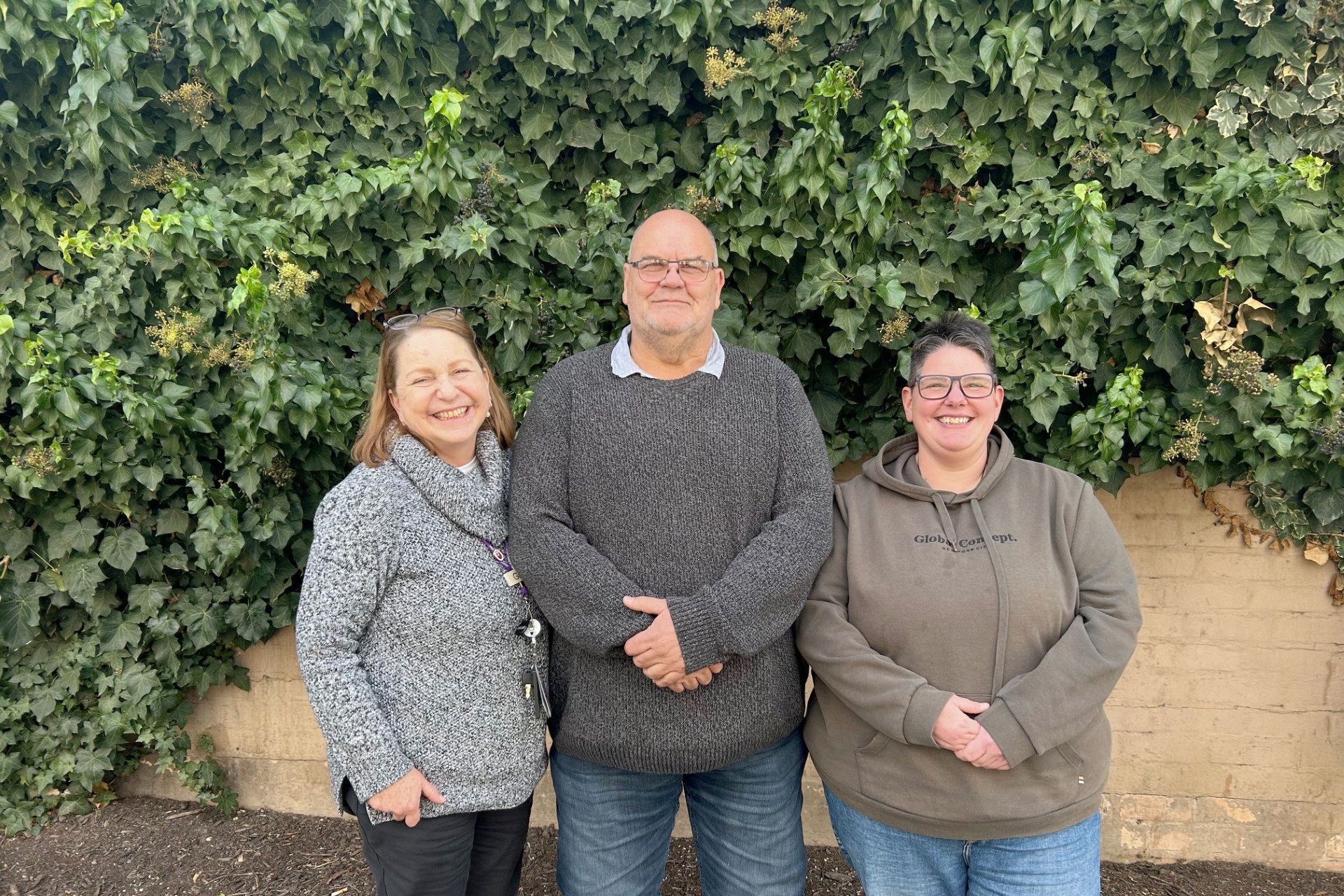 Local MDNs Gay Brown (Grampians Health Horsham), Lou Bellizzi (Rural Northwest Health) and Jeff Davies (Grampians Community Health).