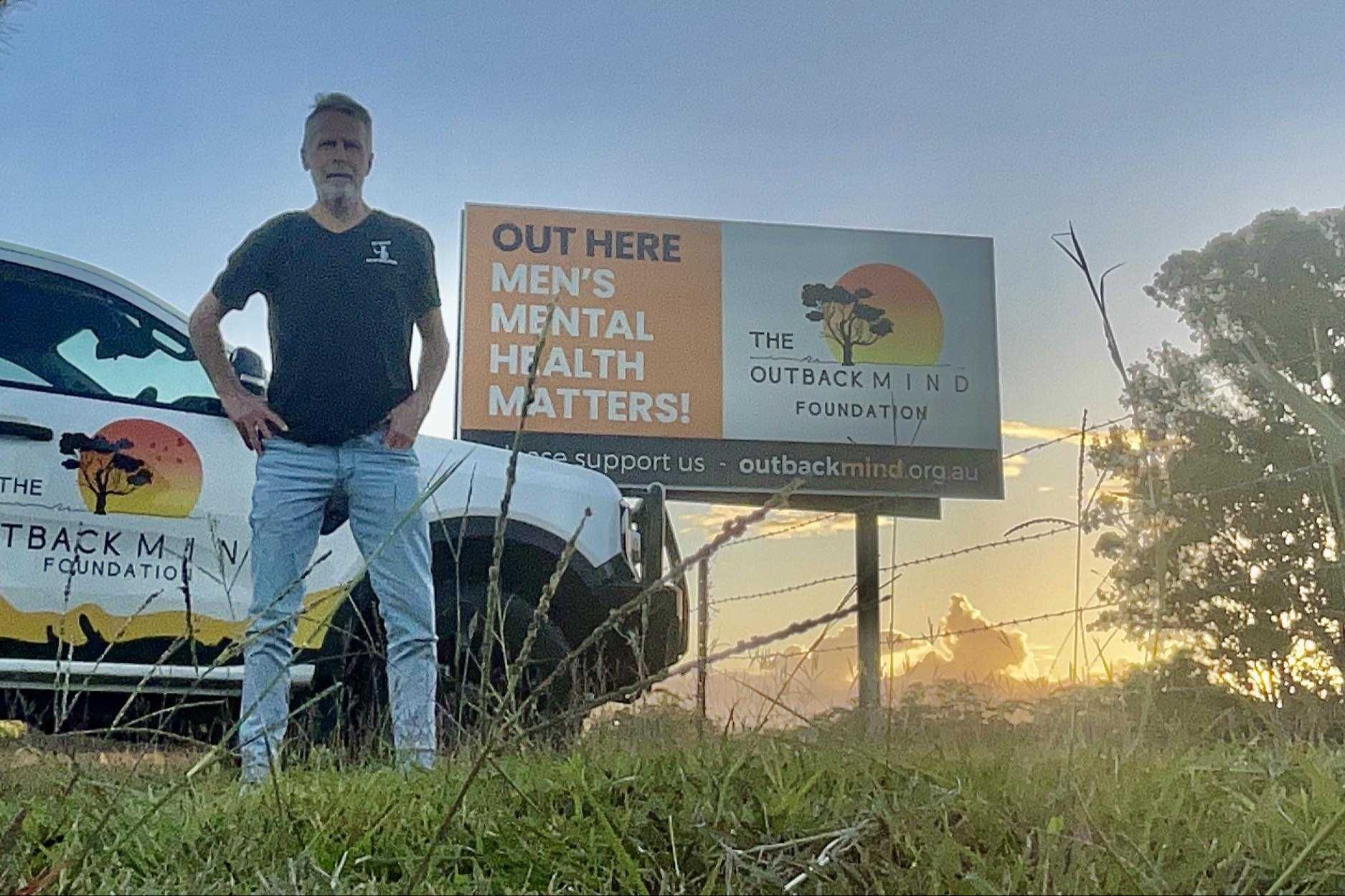 Founder of The Outback Mind Foundation, Aaron Schultz.