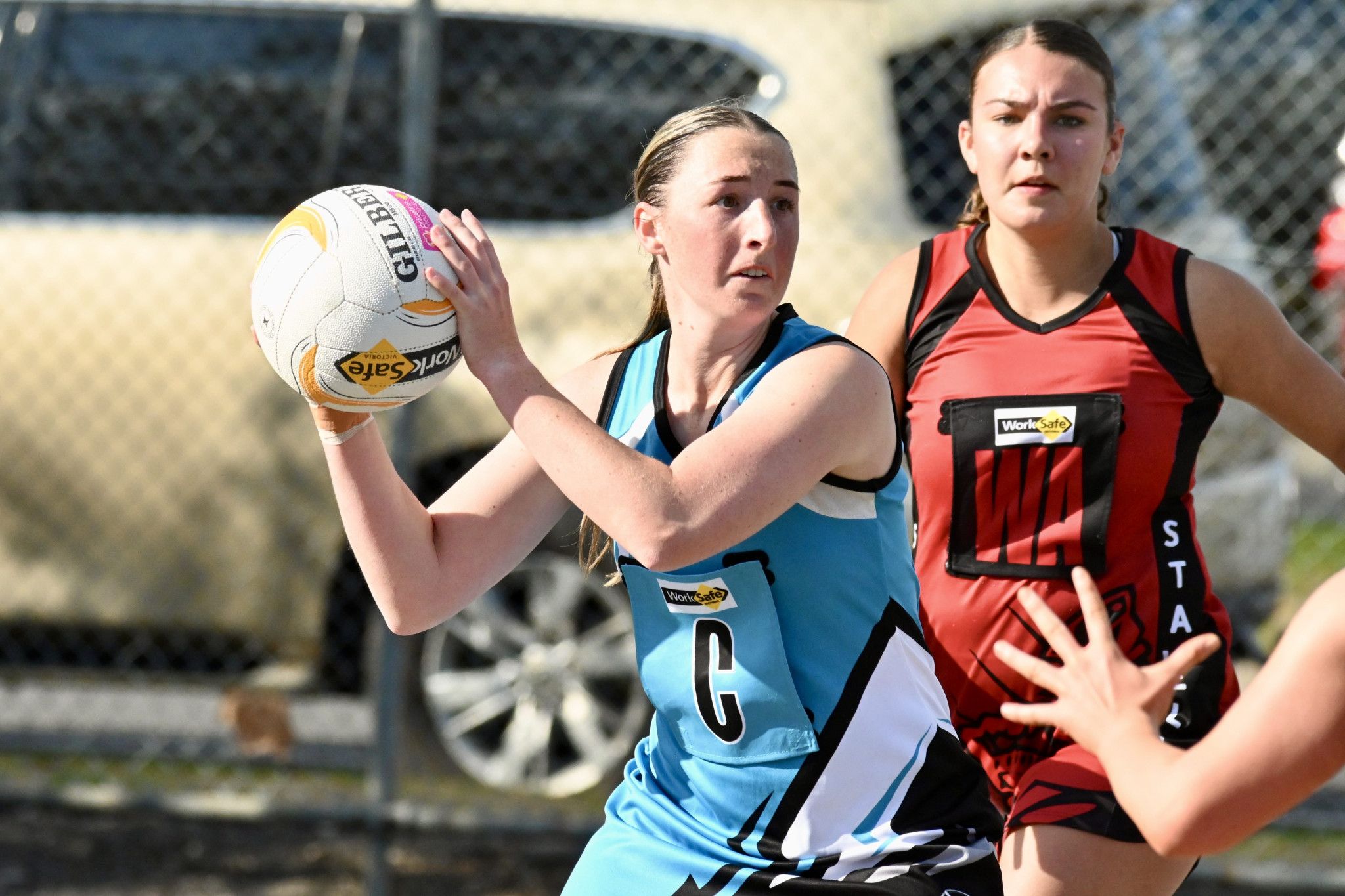 Rylee Cocks was a powerhouse in the Thunders' midcourt.