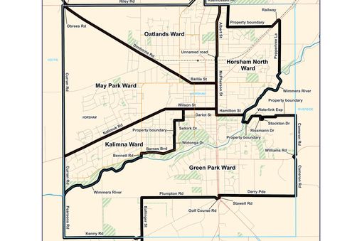Horsham's new electoral boundaries.