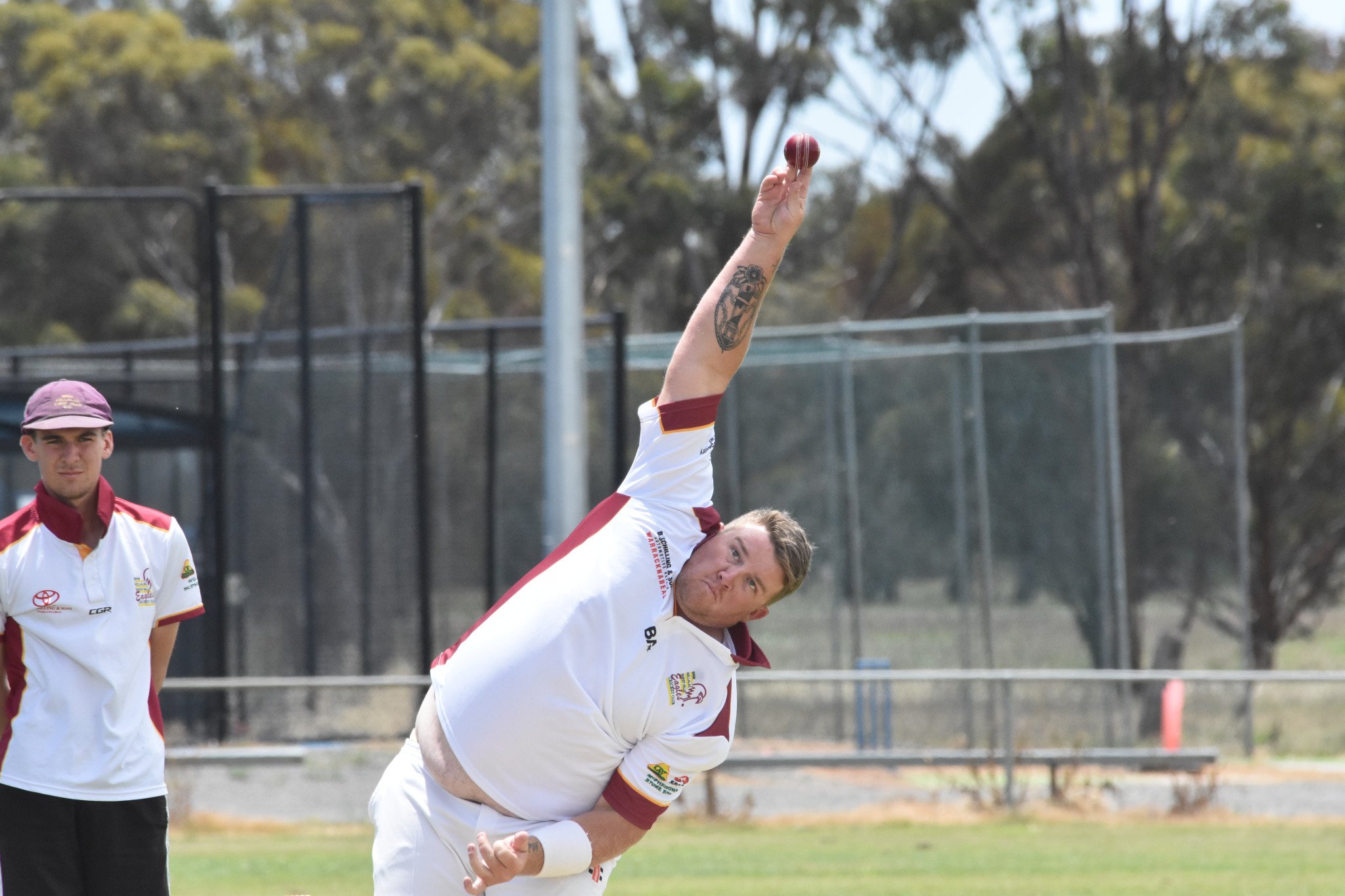 Lachlan McGinniss took 2/18 (8) and scored 10* against Wycheproof/Narraport last week.