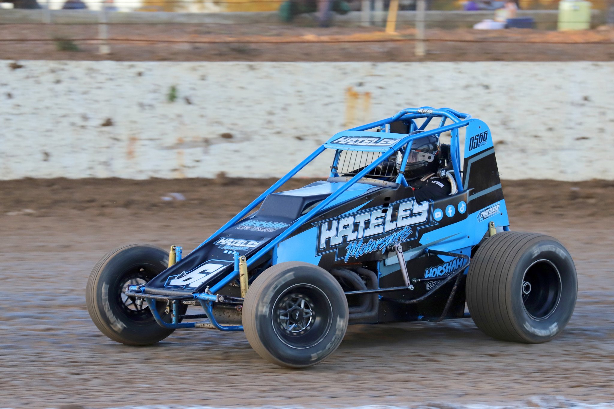 Steven Hateley on track in is last hit out at Blue Ribbon.