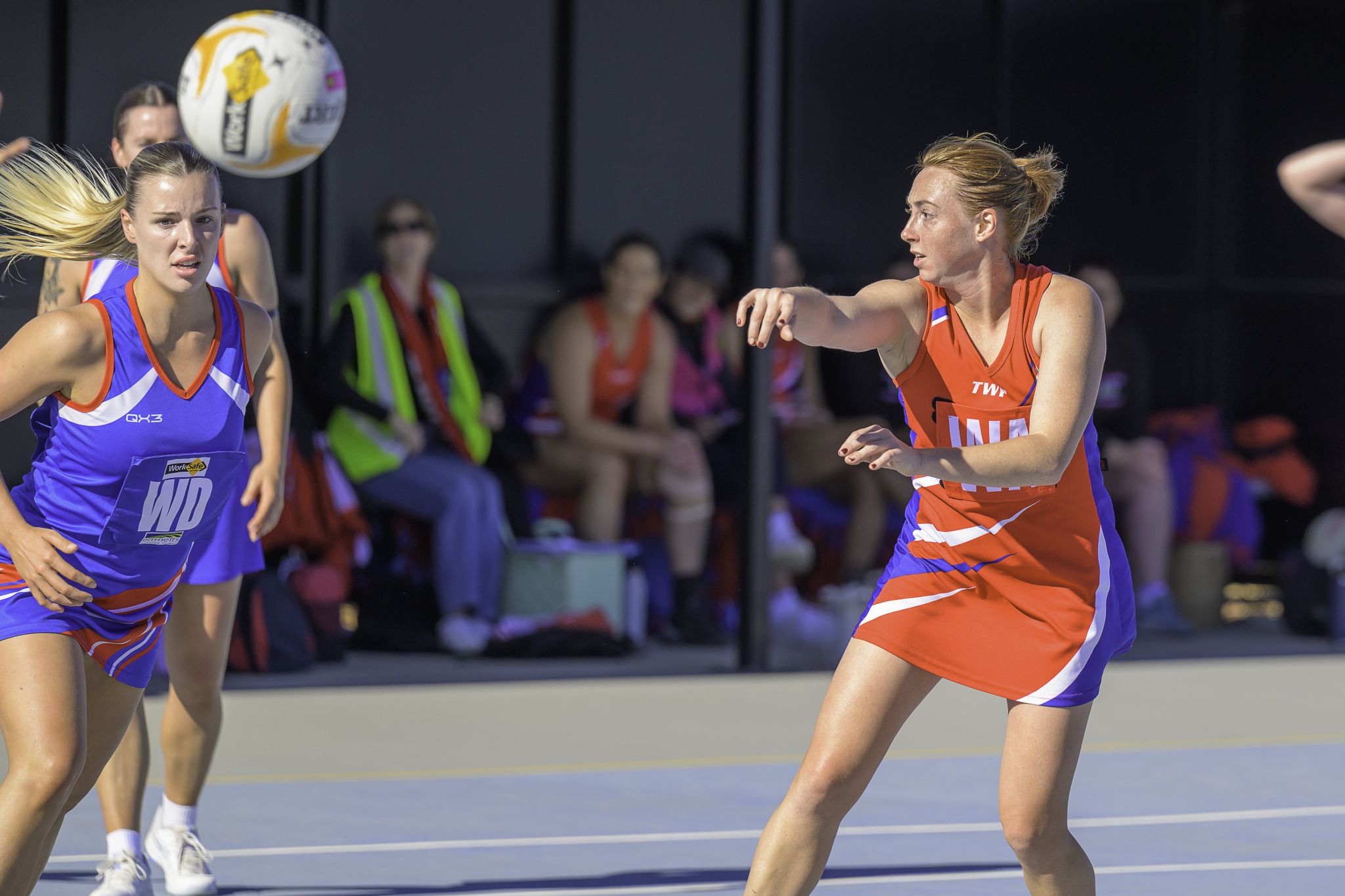 Rupanyup and Kalkee face off in Saturday's A grade netball semifinal.