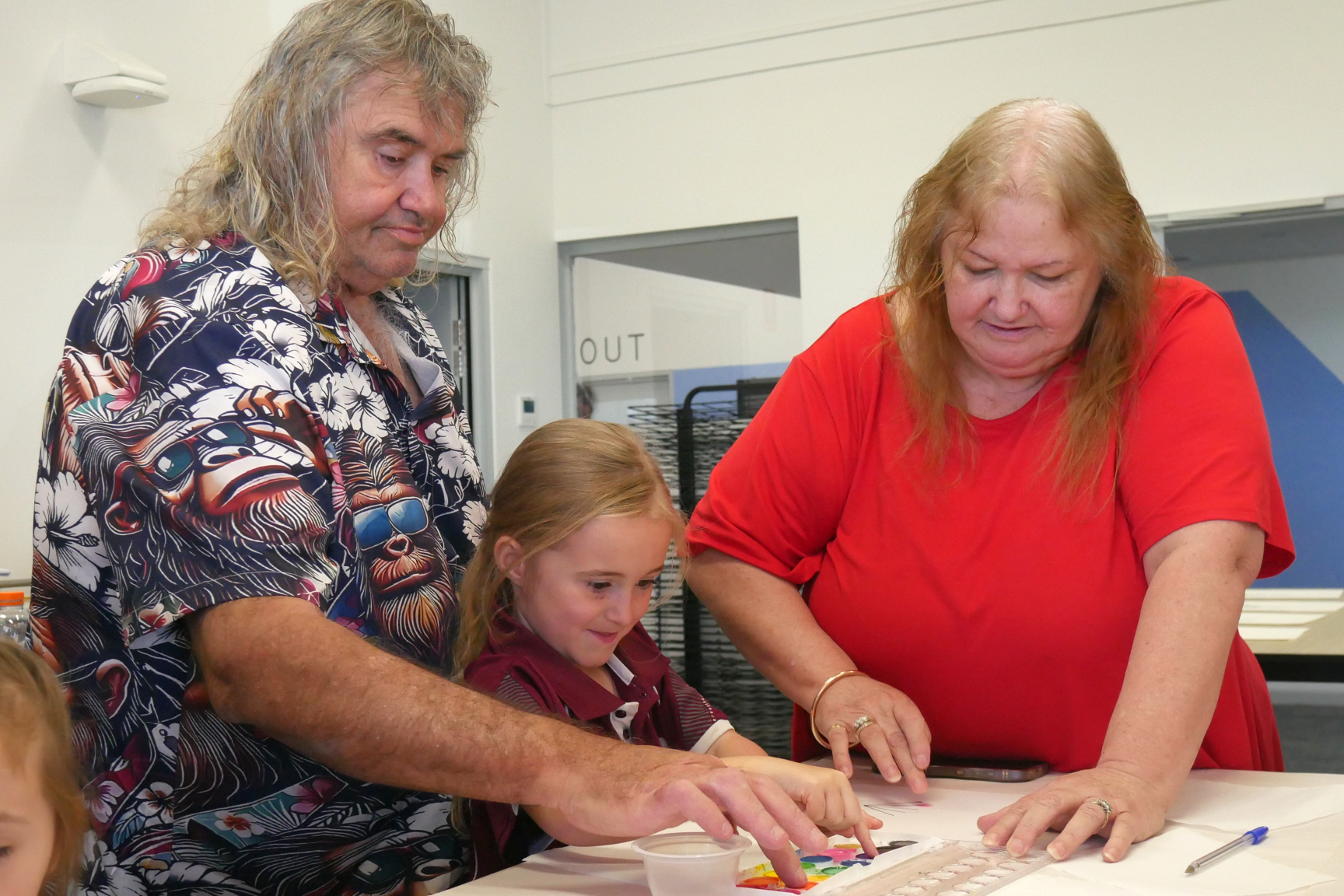 Primary students welcomed their grandparents to school on October 24.