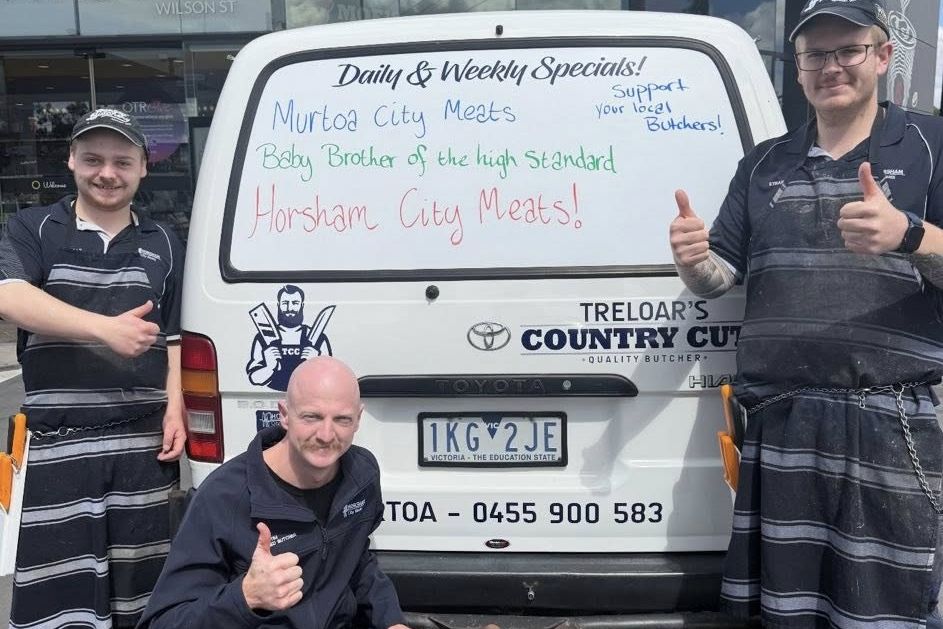 After the Murtoa crew misfuelled their van, Horsham City Meats wasted zero time turning the moment into quality photo content.