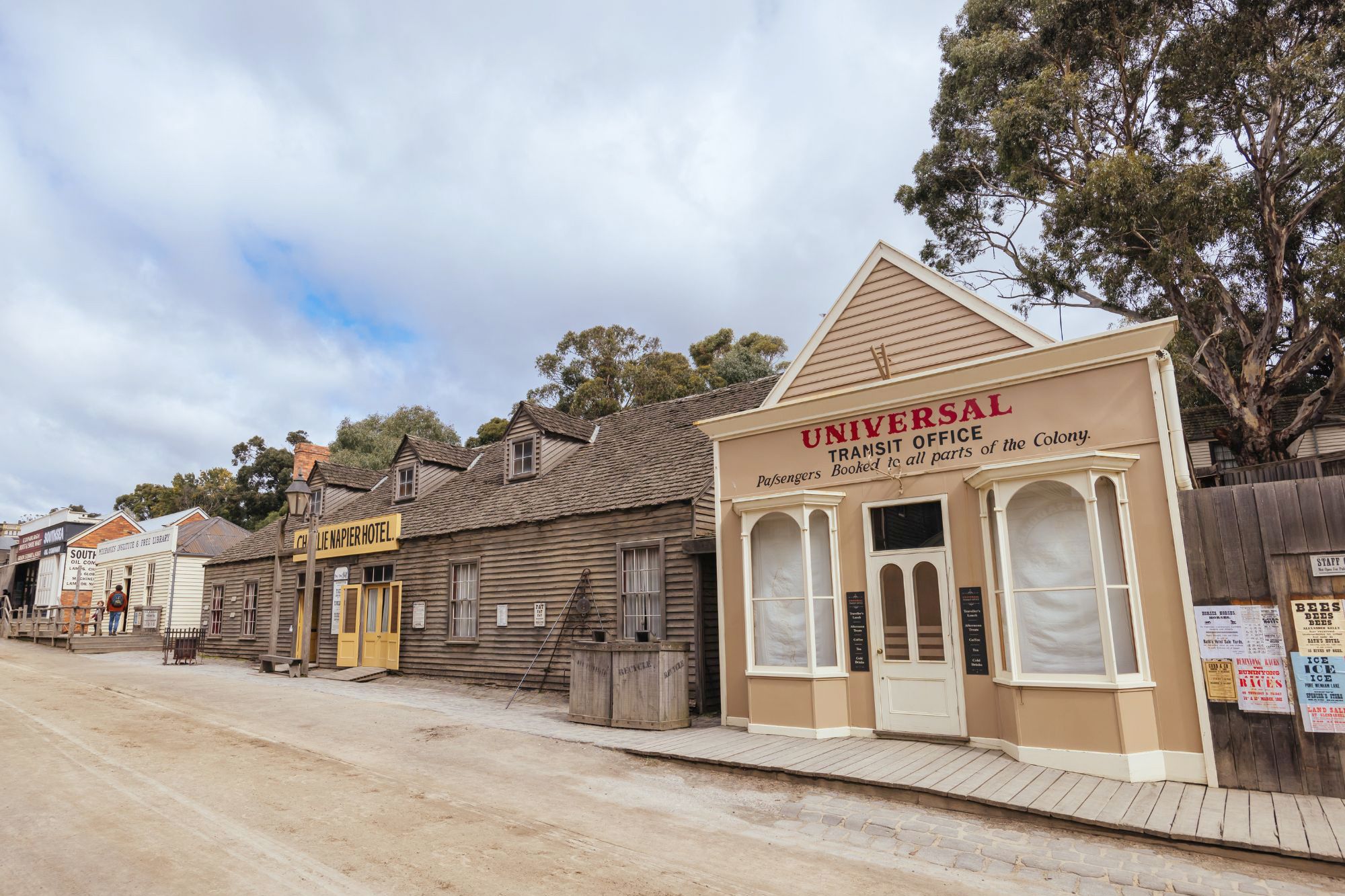 When your parcel diversion sends you not just to Ballarat, but to Sovereign Hill.