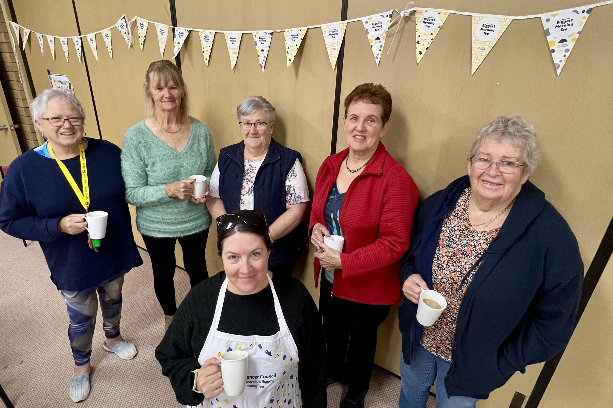Locals Marilyn Clancy, Jennifer Bright, Merrilyn Horman, Noreen Bellinger, Faye Perry and Erin Paech attended the Hopetoun's Biggest Morning Tea on Tuesday, May 5, at the Neighbourhood House. The event raised $300 for the Cancer Council.