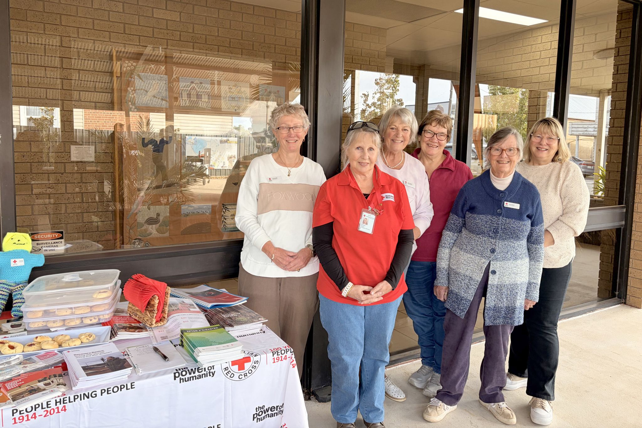 Members of the different local community groups, Fay Mill, Barbara, Kerry Seipolt, Robyn Hallam, Jan French and Pauline Robins were pictured at the Hopetoun and District Neighbourhood House Open Day on May 14. The day saw a decent turnout with plenty of community members enjoying the free sausage sizzle provided by the Men's Shed.