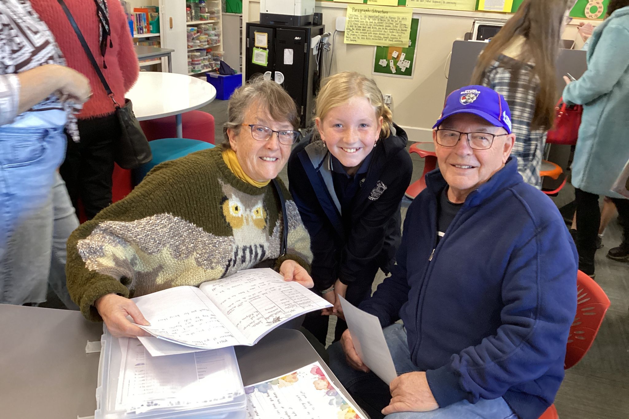 St Joseph’s School celebrated Grandparents and Special Friends Day with a joyful morning of prayer, classroom visits and connection. Gayle (left) and Brian, visiting Millie, were some of the grandparents welcomed into classrooms.