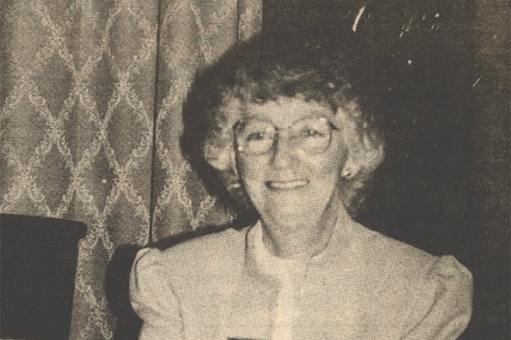 Councillor Isabel Anderson made history as the first Karkarooc Shire Council lady president to be elected on August 4 1986.