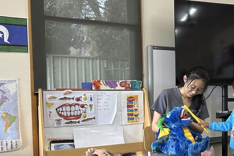 Tooth fairies, dinosaurs and plenty of brushing practice are helping Horsham children learn that looking after their teeth can be fun.