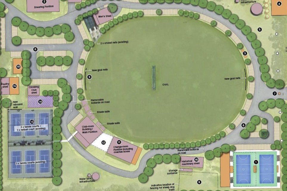 Natimuk Agricultural and Pastoral Society Inc (NAPSI) adopted the Natimuk Showgrounds Recreation Reserve concept master plan and presented it to the Horsham Rural City Council.
