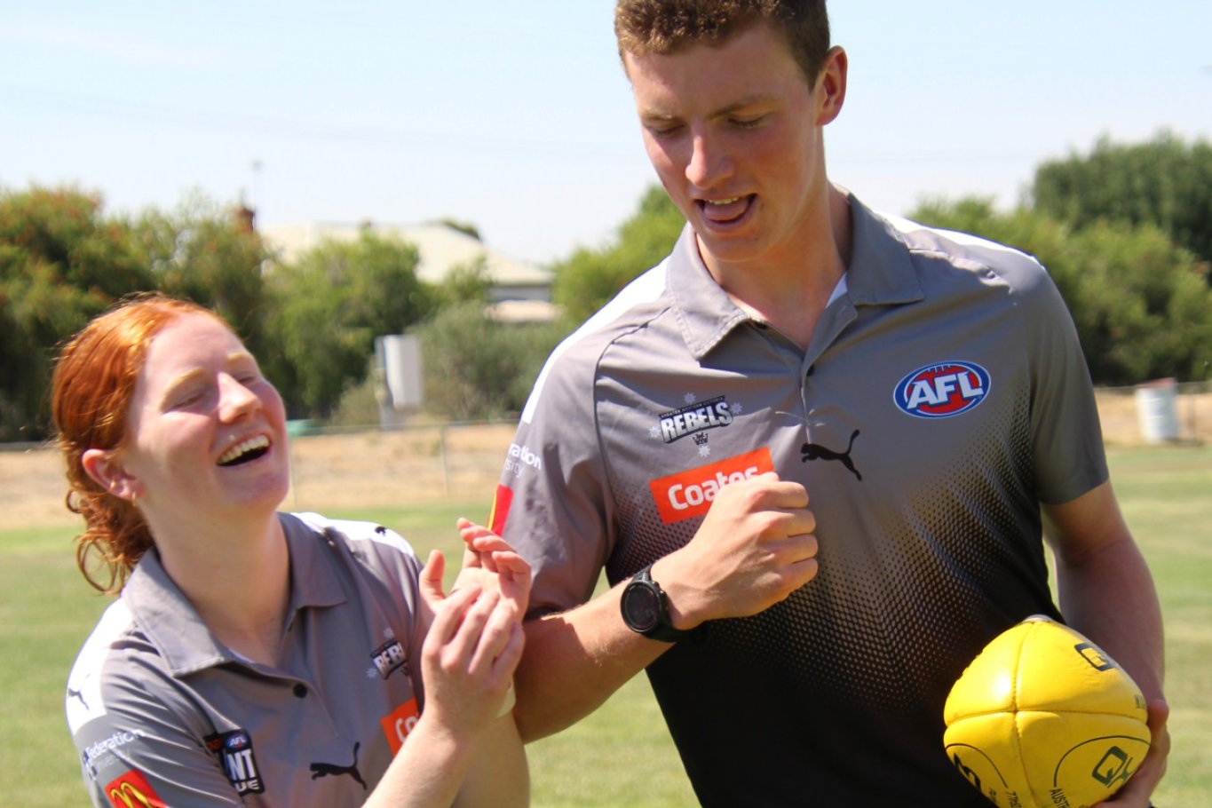 Adelle and Connor are both looking forward to the experience.