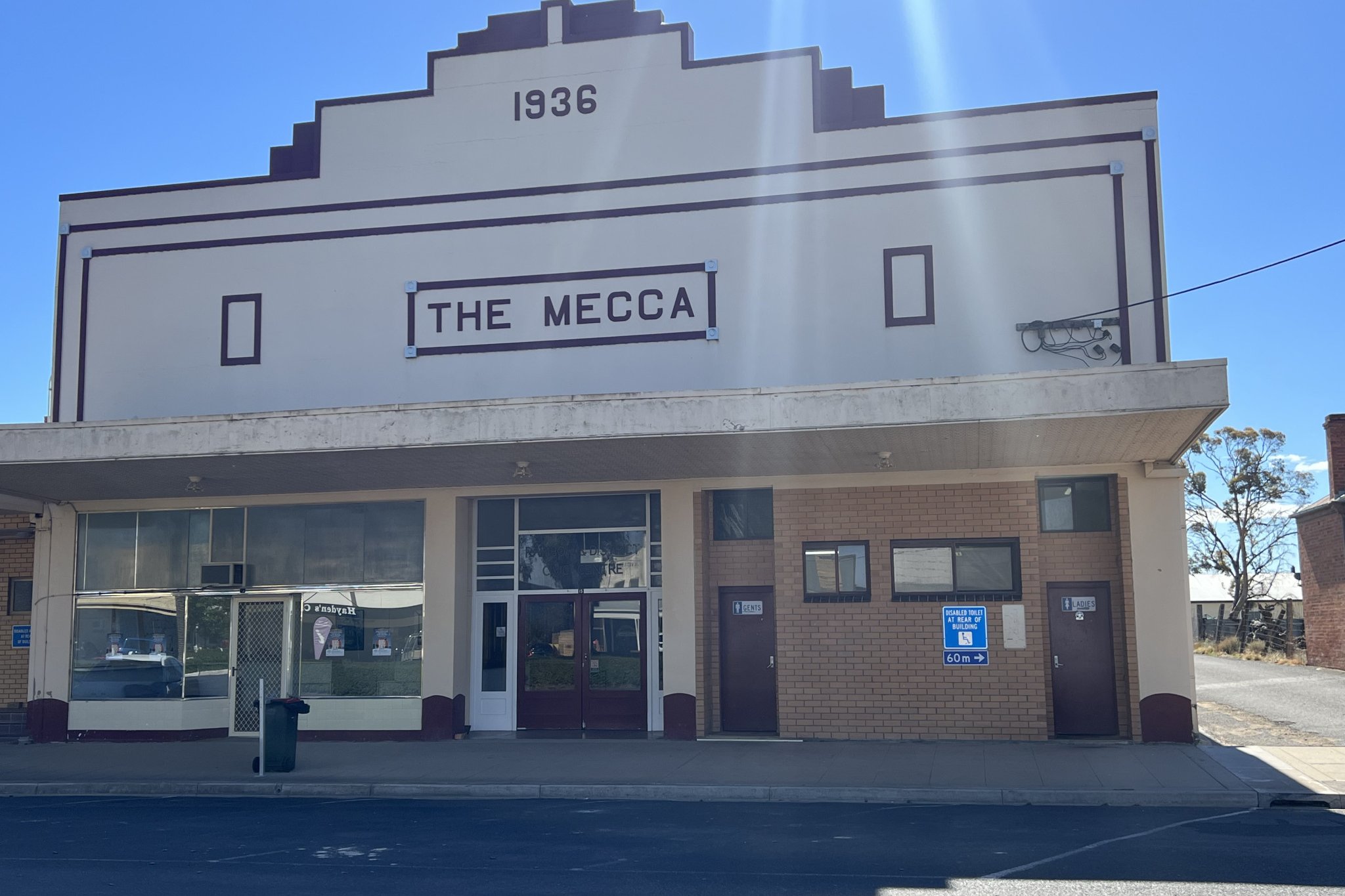 The Rainbow Civic Centre 'MECCA' has been identified as a priority project, with the Hindmarsh Shire Council pushing for improved disabled access and upgrading all-abilities facilities.