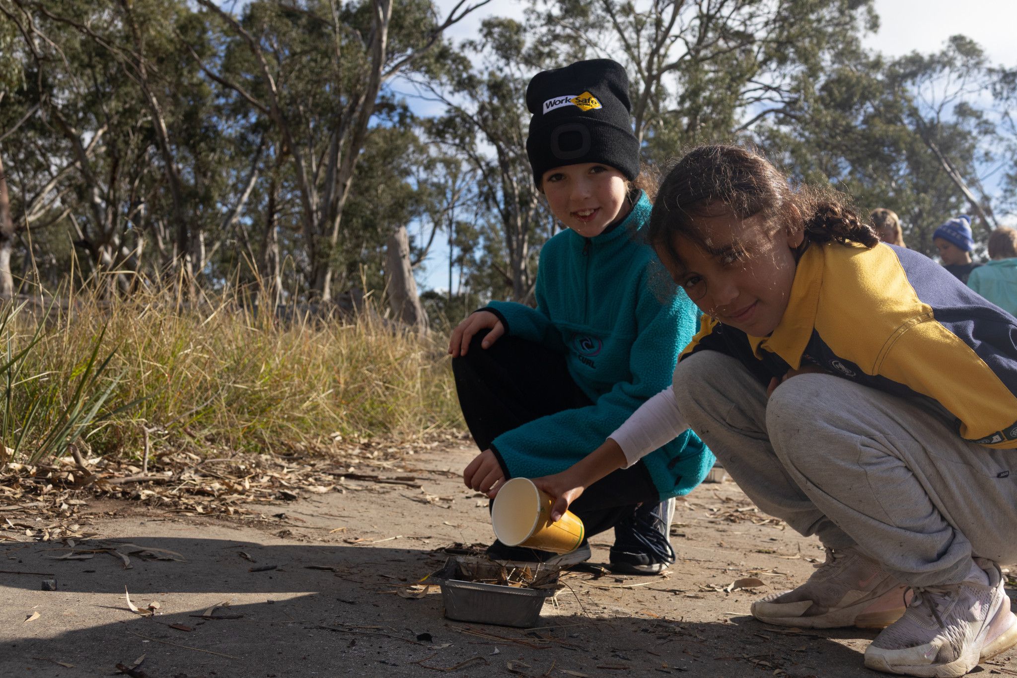 Evie Simpson of Rainbow and Mayra McDermott of Warracknabeal.
