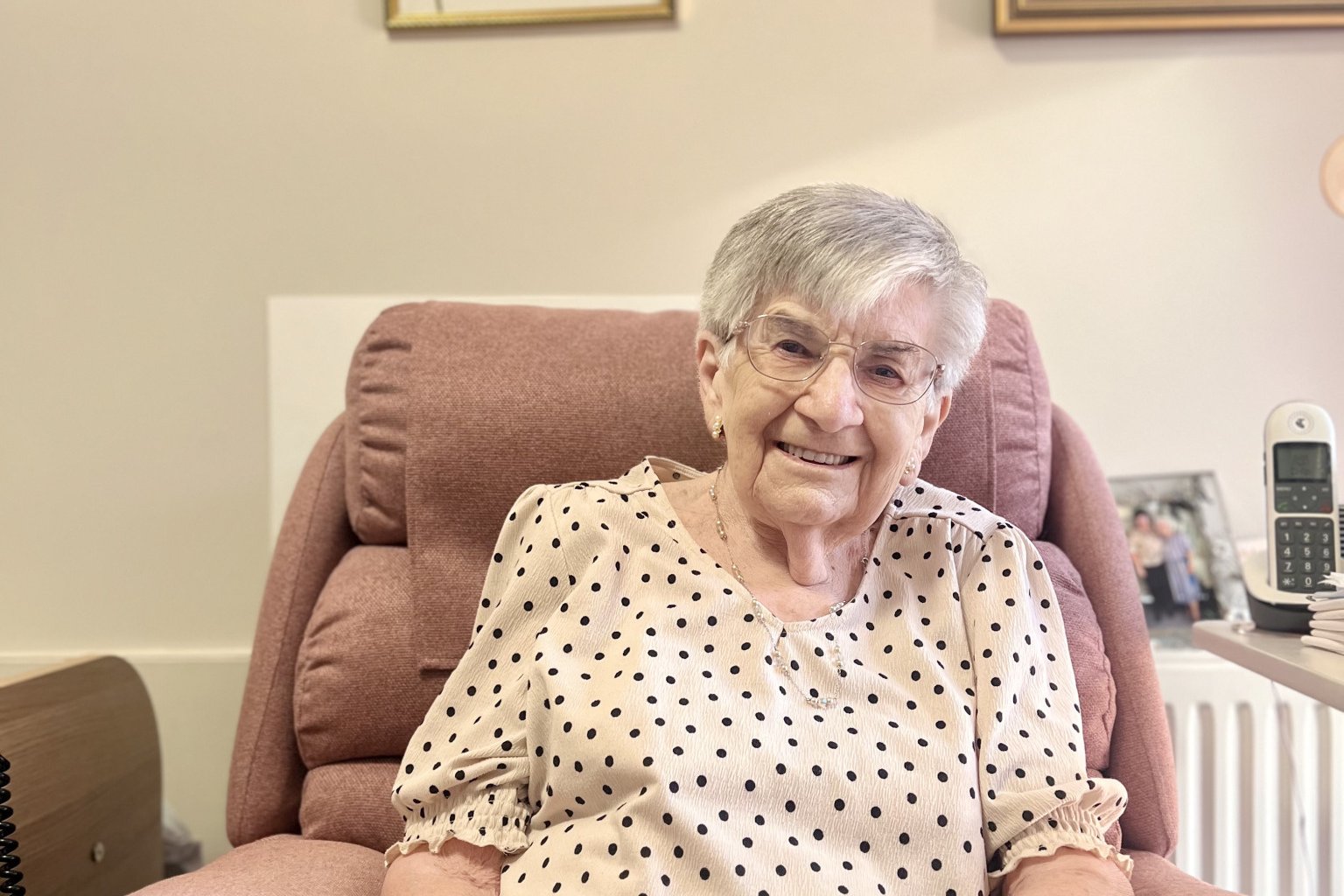 Nancy Griffin celebrates her 86th birthday on Anzac Day, April 25, with family and friends.